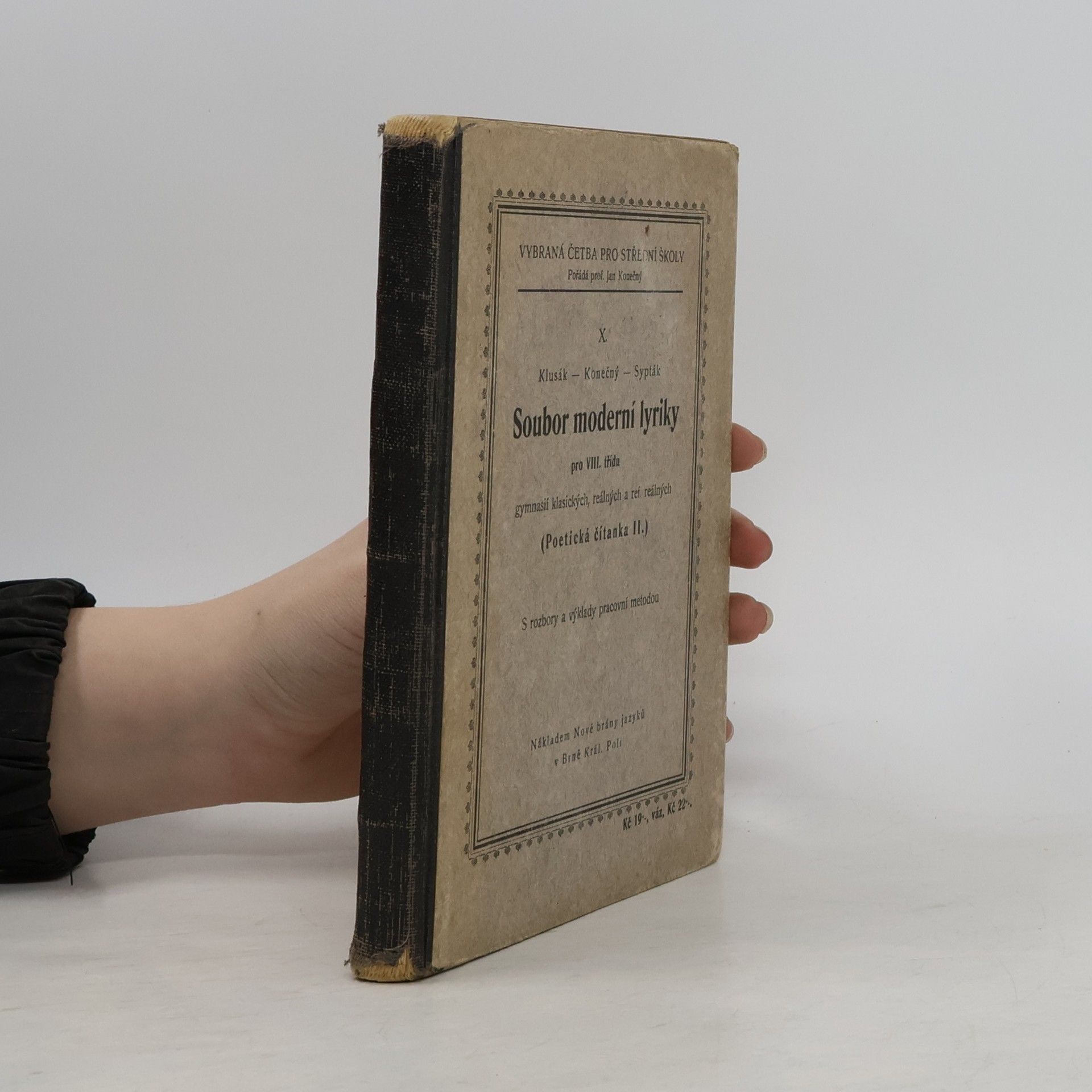 Vladimír Sypták Soubor moderní lyriky pro VIII. třídu