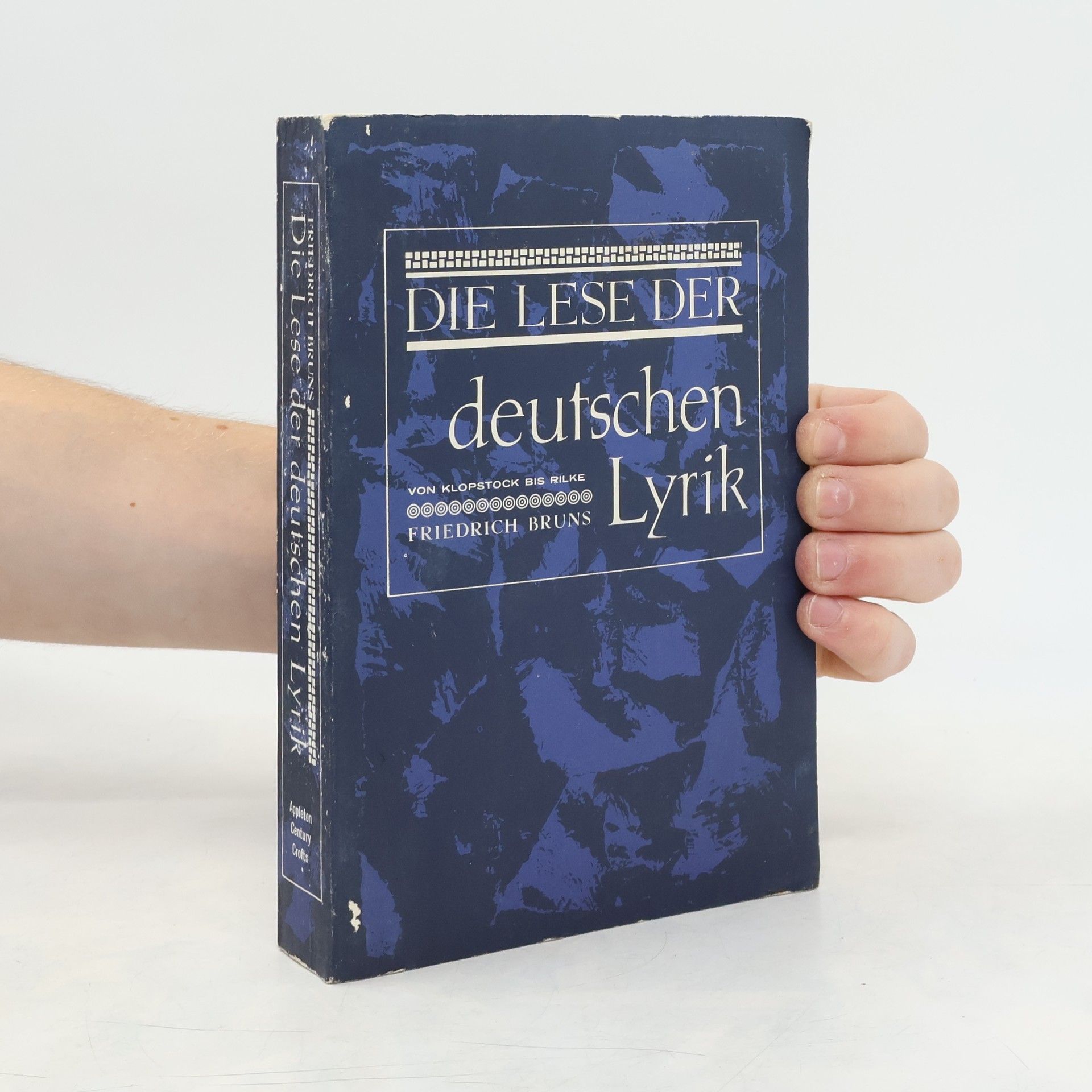 Die Lese der deutschen Lyrik von Klopstock bis Rilke