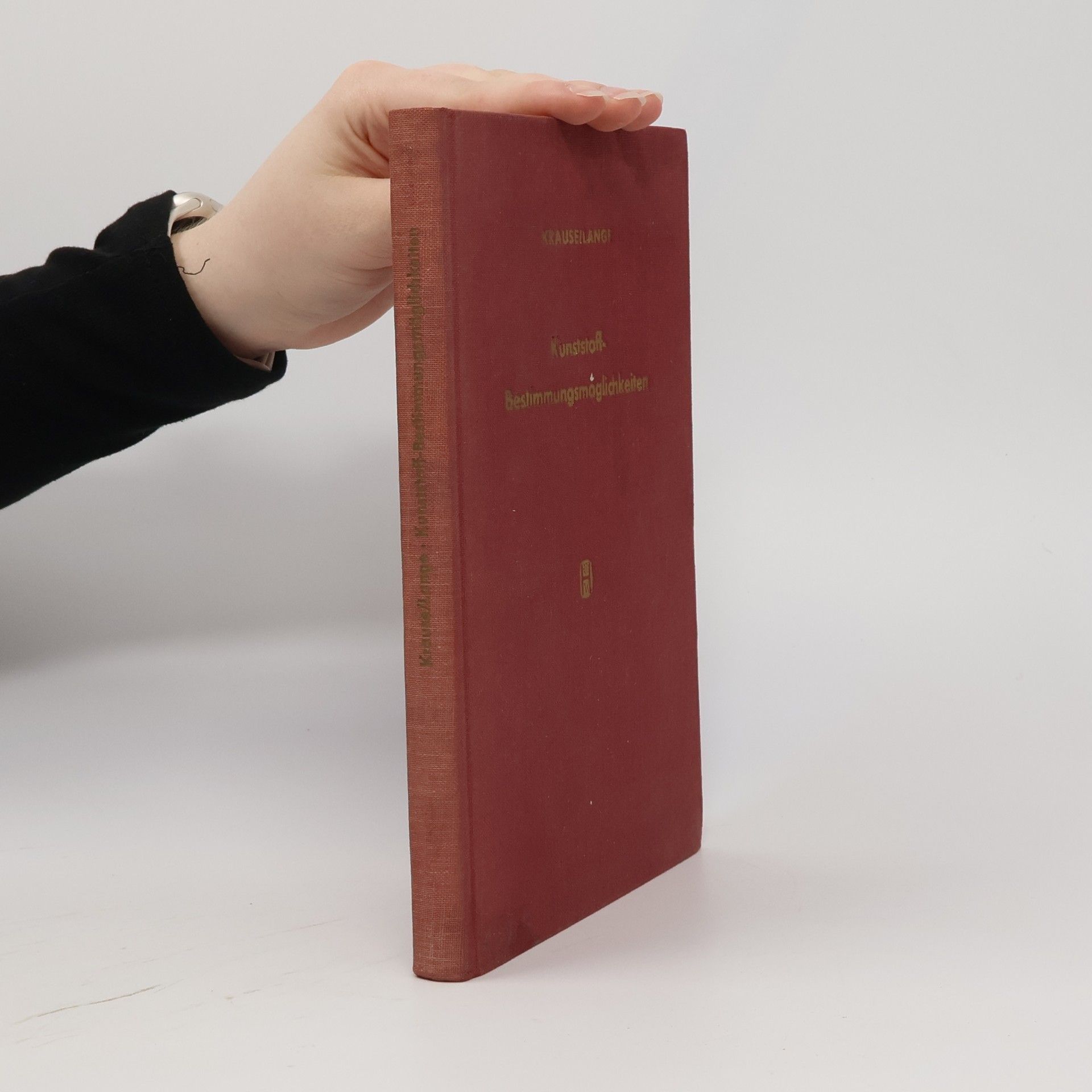 Anfried Lange Kunststoff Bestimmungsmöglichkeiten