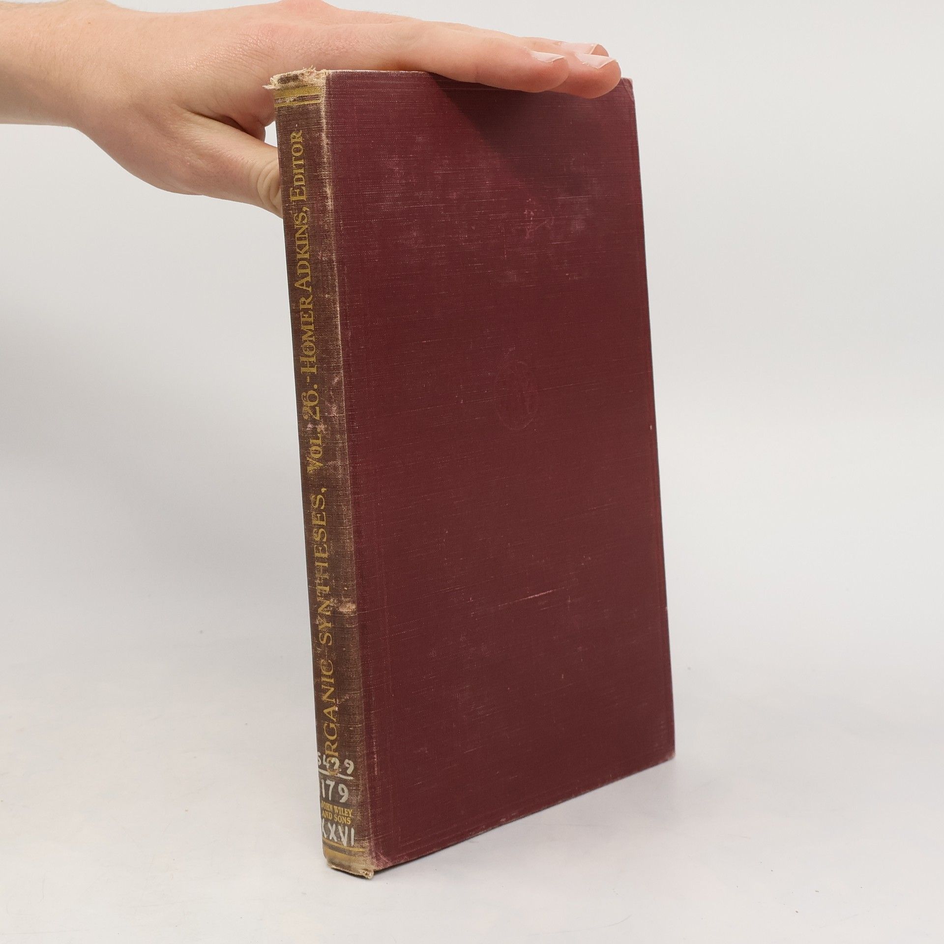 Autorenkollektiv Organic Syntheses Volume 26.