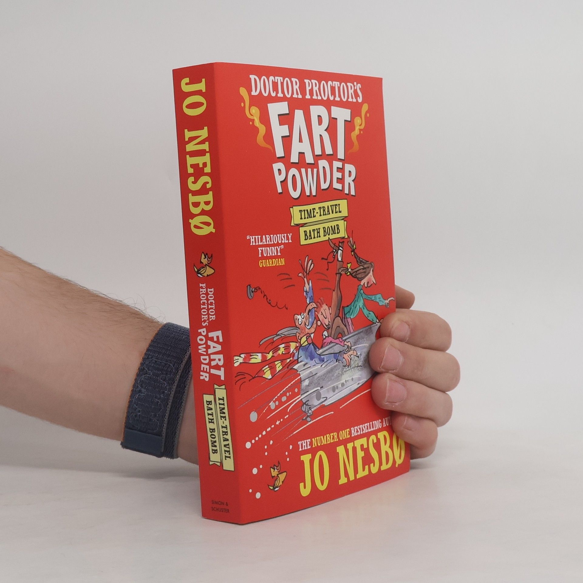 Jo Nesbø Doctor Proctor's fart powder. Time-travel bath bomb