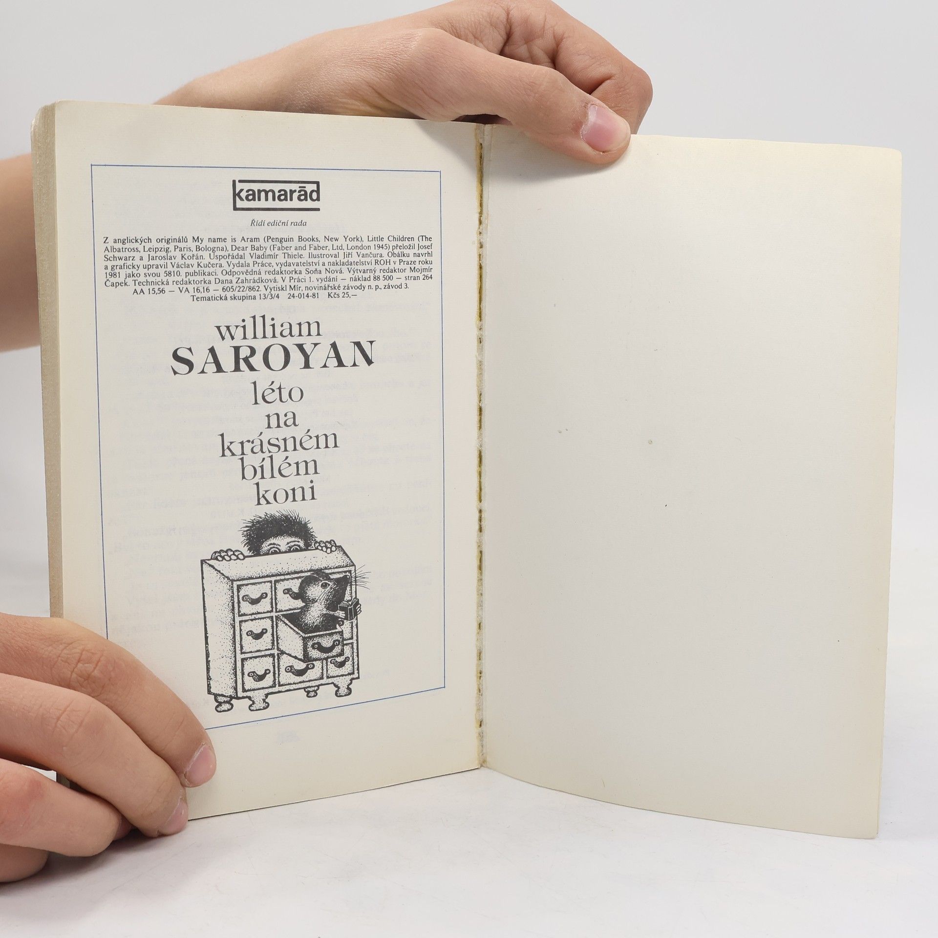 William Saroyan Léto na krásném bílém koni
