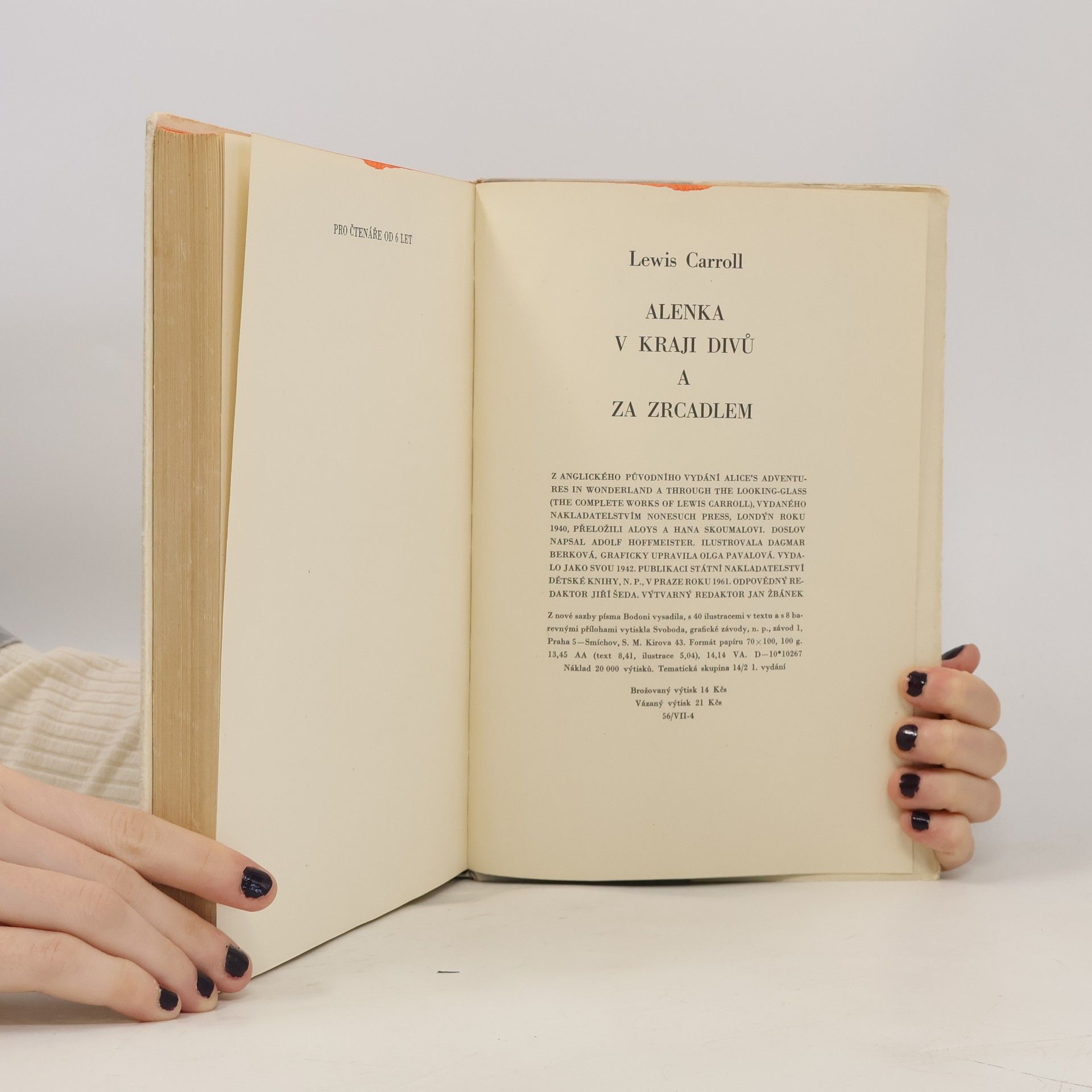Lewis Carroll Alenka v kraji divů a za zrcadlem