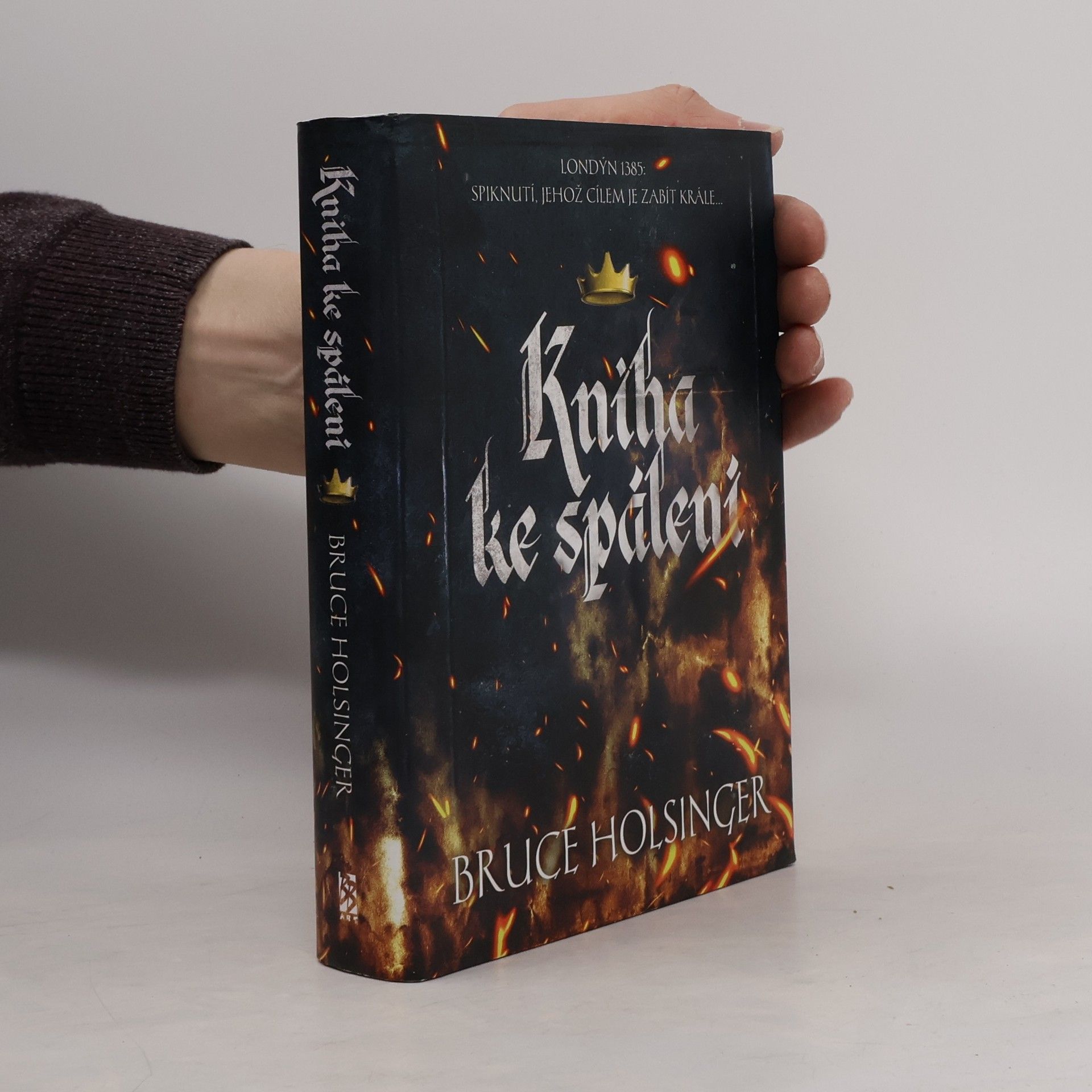 Bruce W. Holsinger Kniha ke spálení