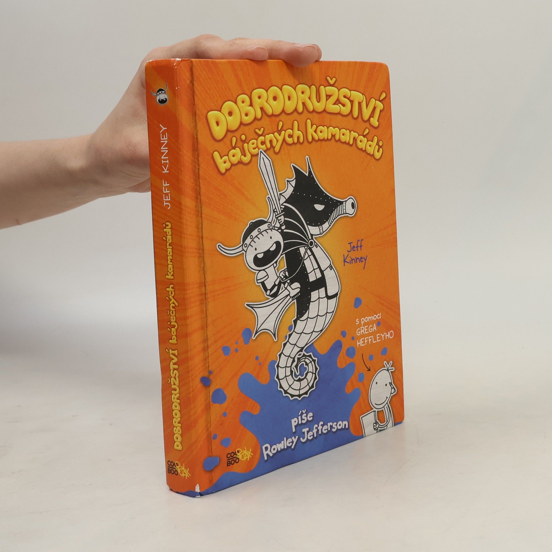 Jeff Kinney Dobrodružství báječných kamarádů. Píše Rowley Jefferson