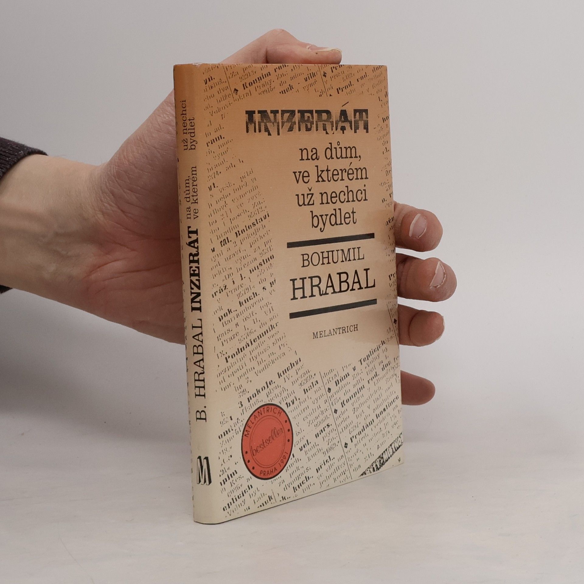 Bohumil Hrabal Inzerát na dům, ve kterém už nechci bydlet