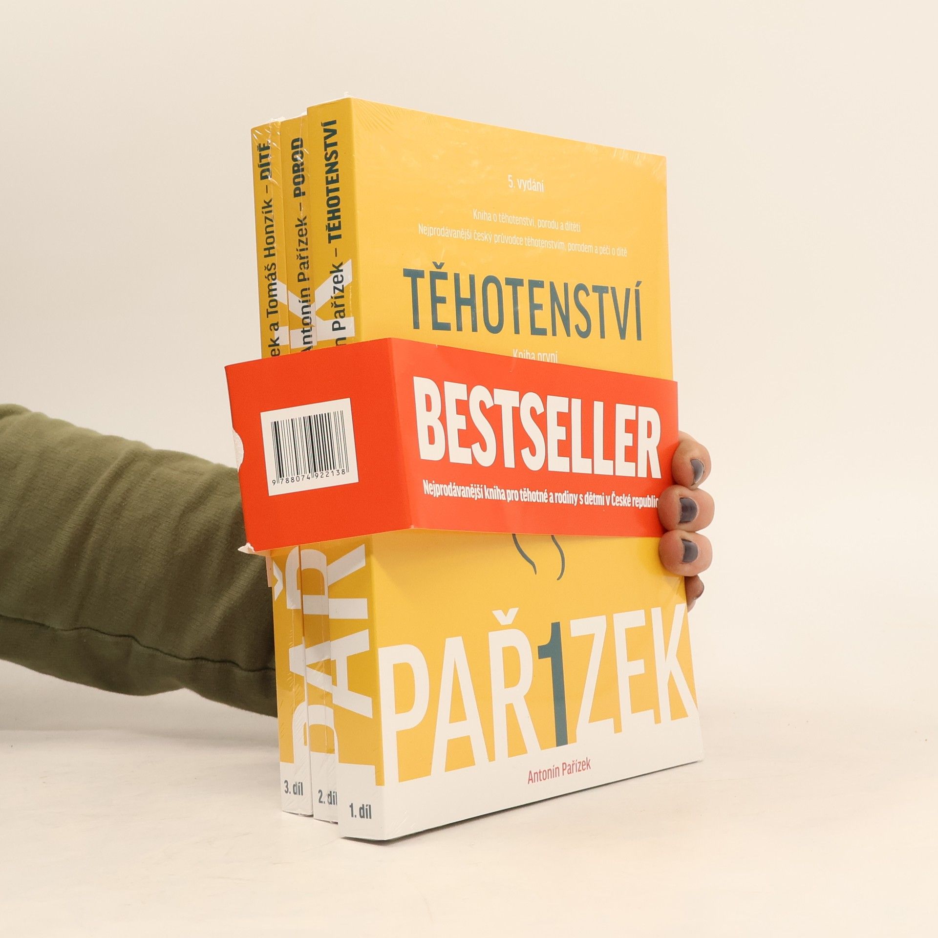 Antonín Pařízek Kniha o těhotenství, porodu a dítěti 1-3