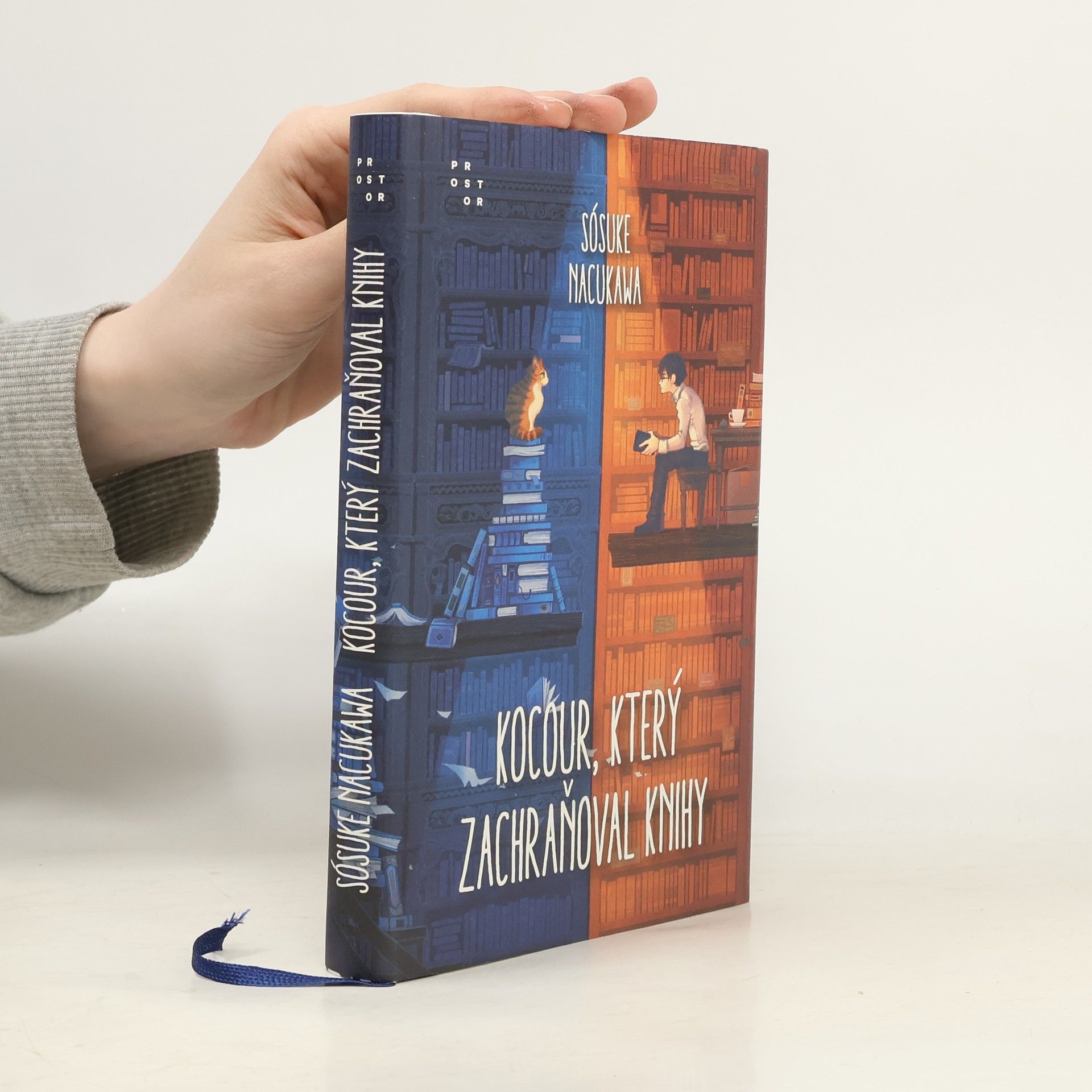 Sōsuke Natsukawa Kocour, který zachraňoval knihy