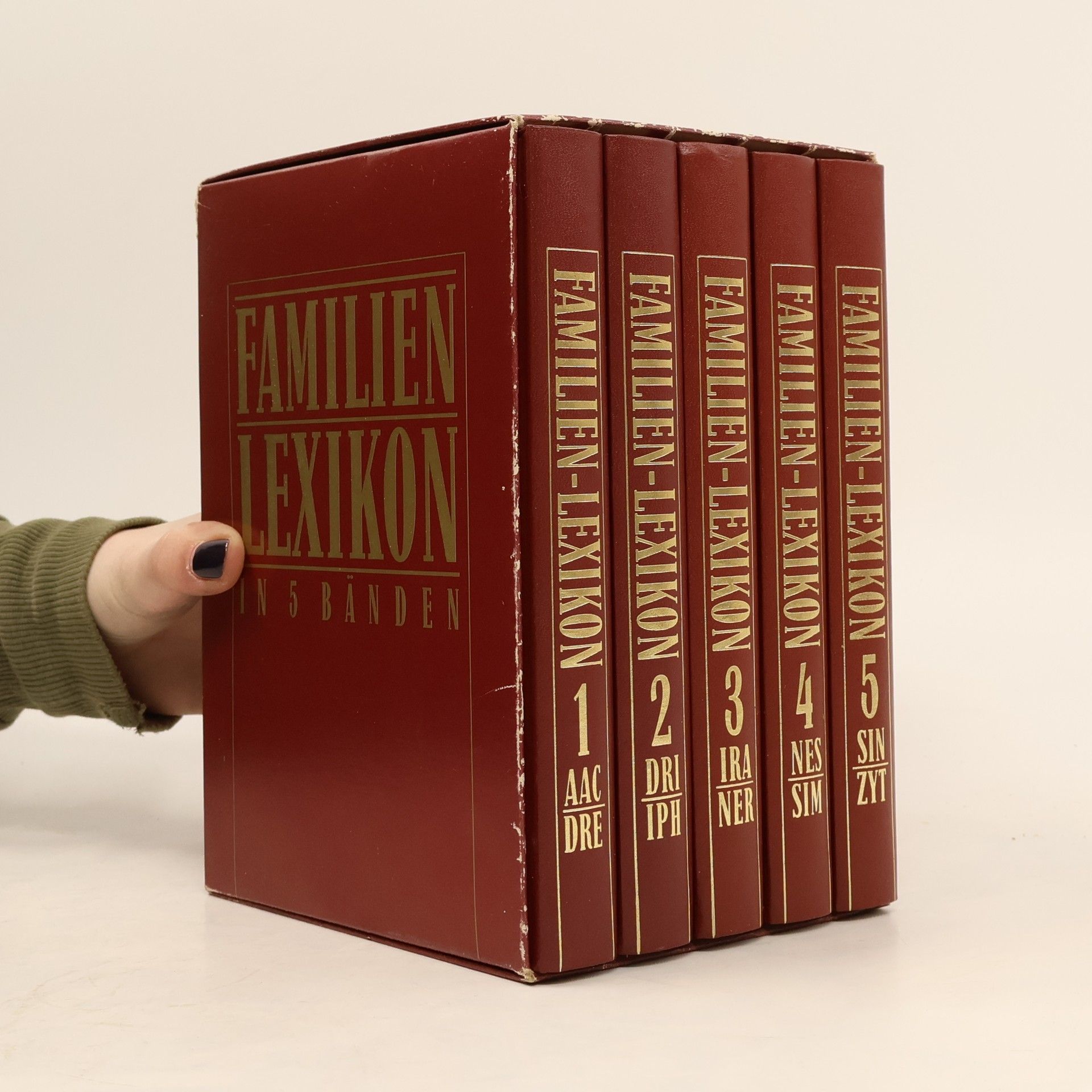 Various authors Familien Lexikon in 5 Bänden