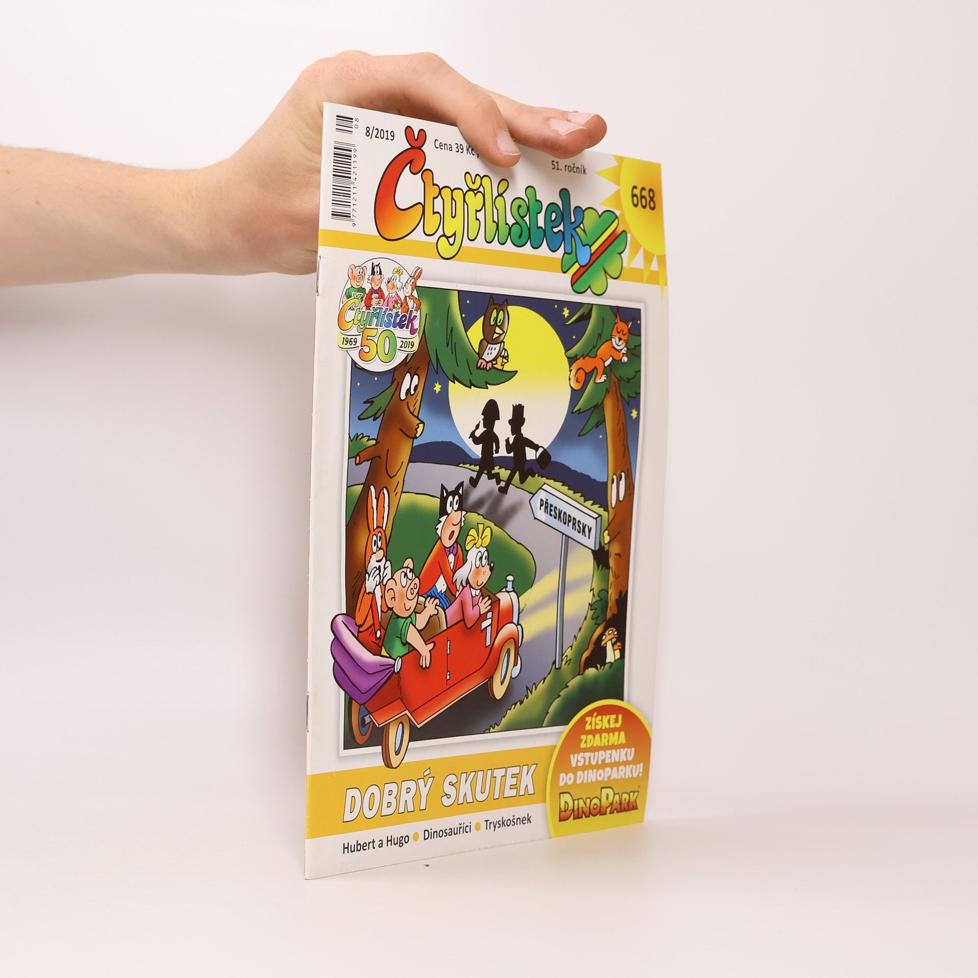 Various authors Čtyřlístek 668, 8/2019. Dobrý skutek