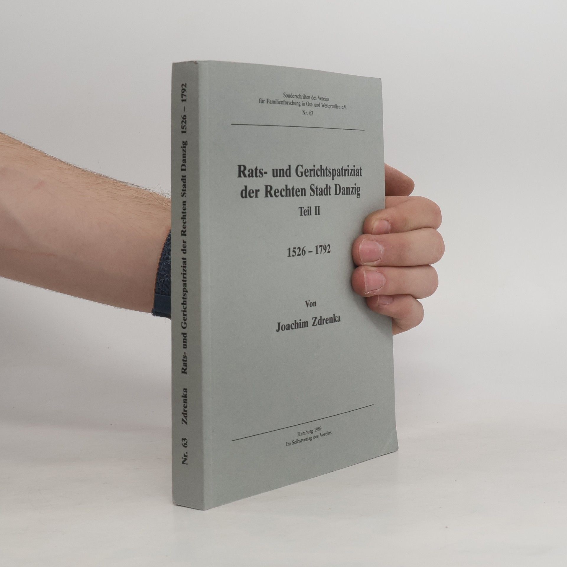 Rats- und Gerichtspatriziat der Rechten Stadt Danzig 