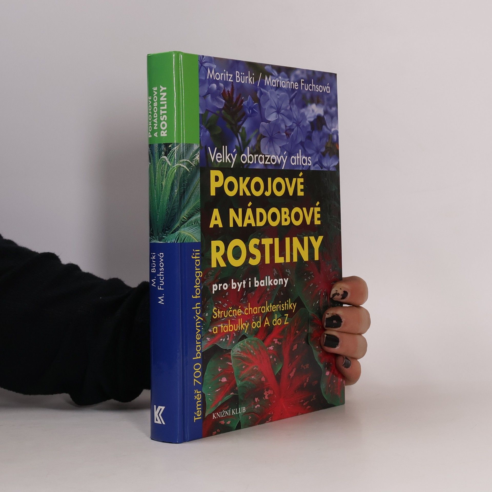 Marianne Fuchs Pokojové a nádobové rostliny pro byt i balkony : velký obrazový atlas : stručné charakteristiky a tabulky od A do Z