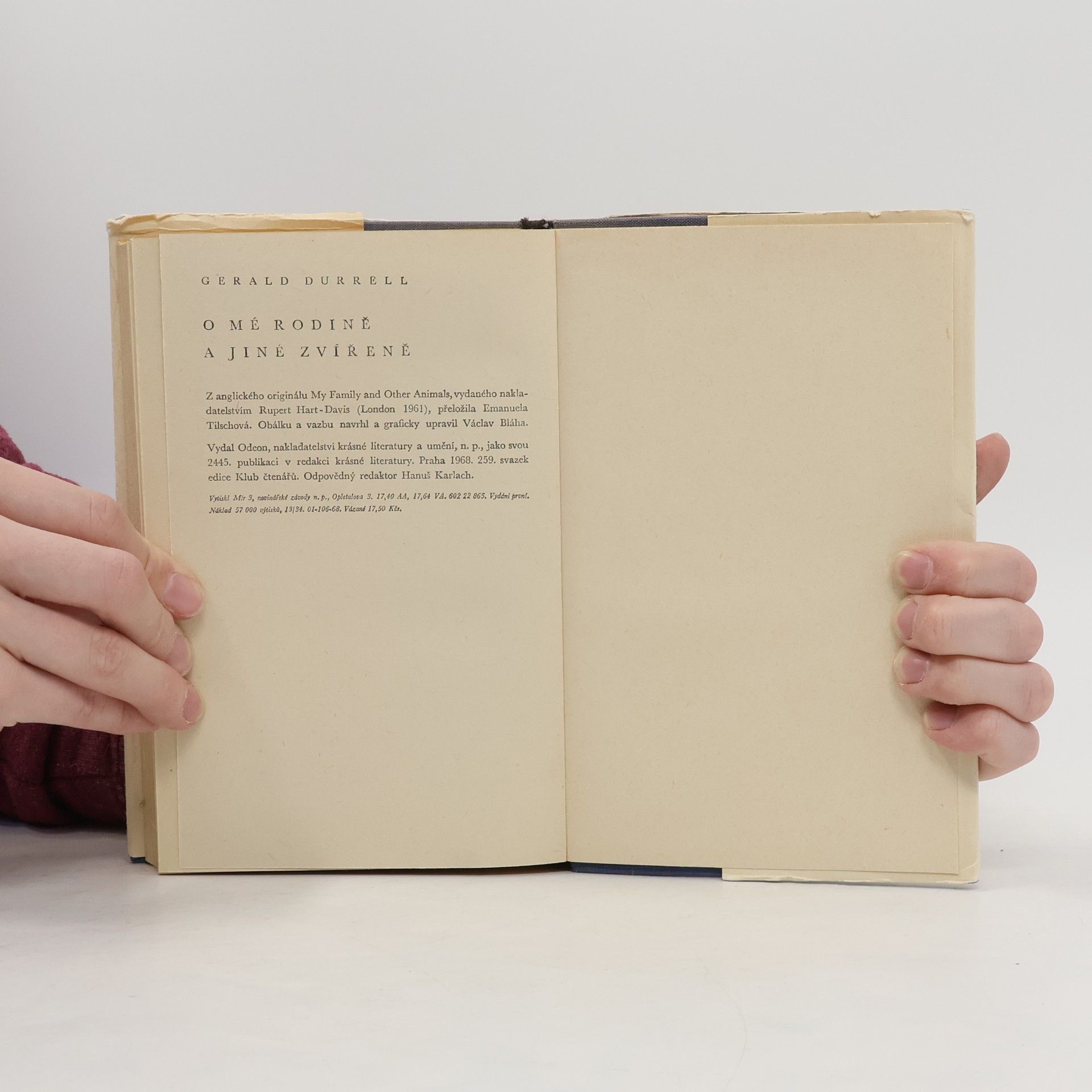 Gerald Durrell O mé rodině a jiné zvířeně