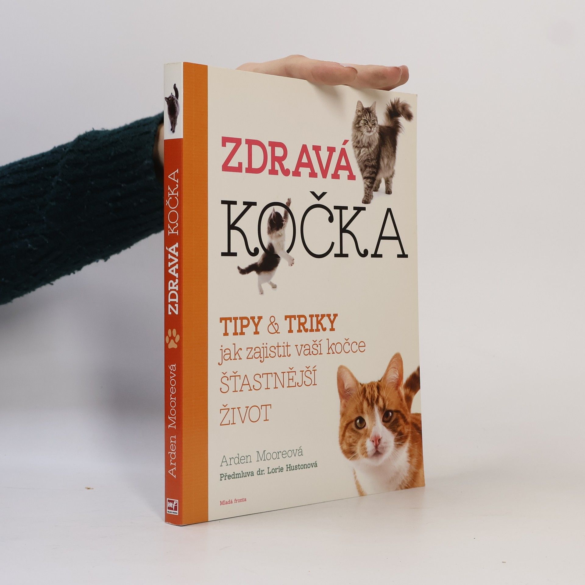 Arden Moore Zdravá kočka: Tipy & triky, jak zajistit vaší kočce delší, zdravější a šťastnější život