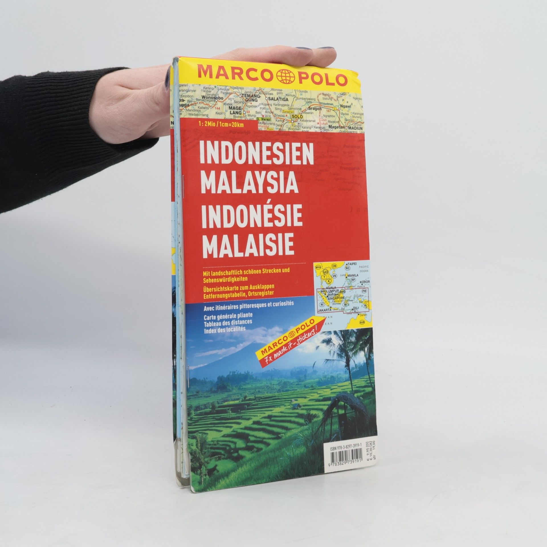 MairDuMont Marco Polo Karte Indonesien, Malaysia. Indonésie, Malaisie. Indonesia, Malaysia