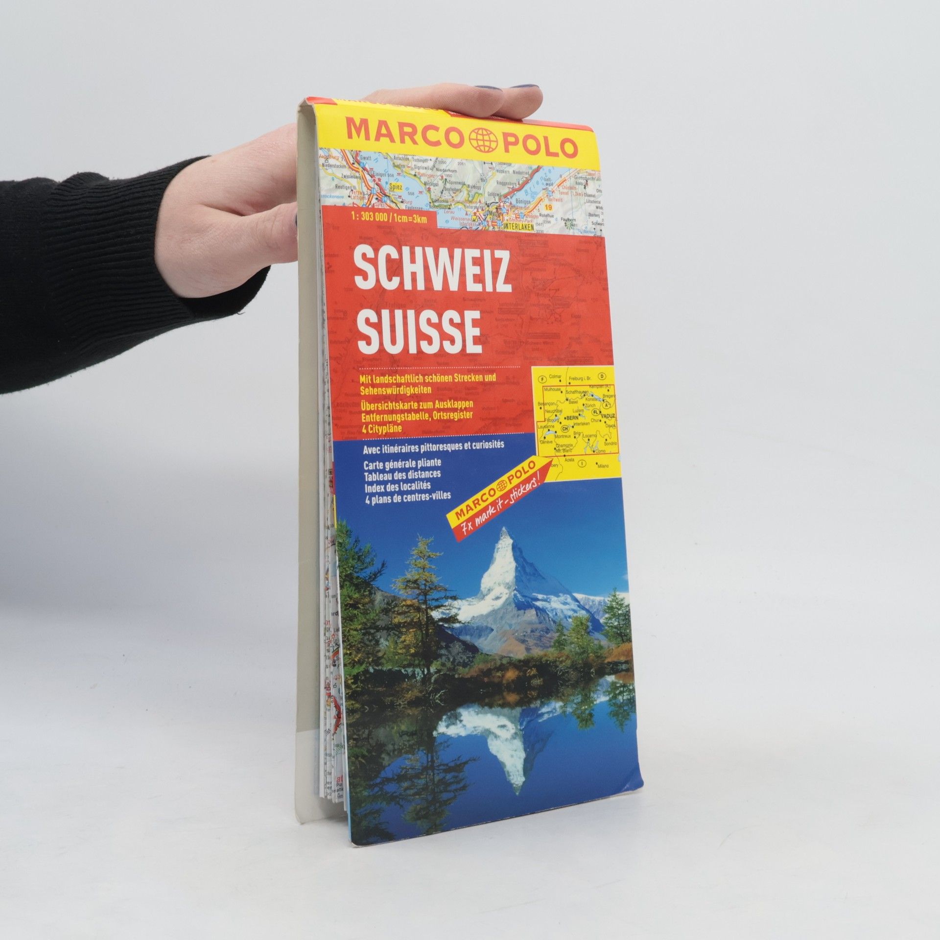 Auteurscollectief Švýcarsko/mapa 1:303T md