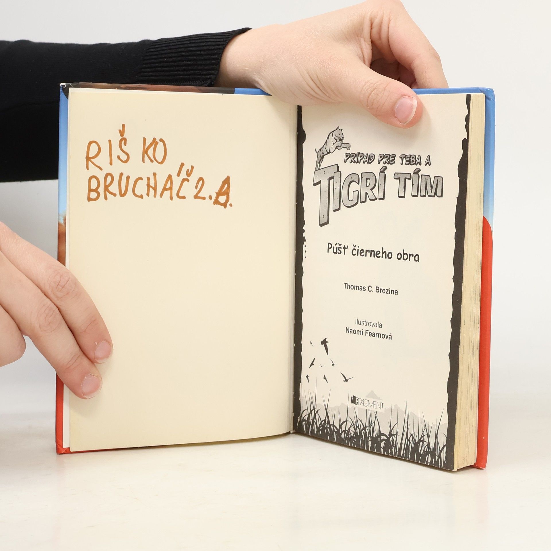 Thomas Brezina Prípad pre tebe a tigrí tím. Púšť čierneho obra