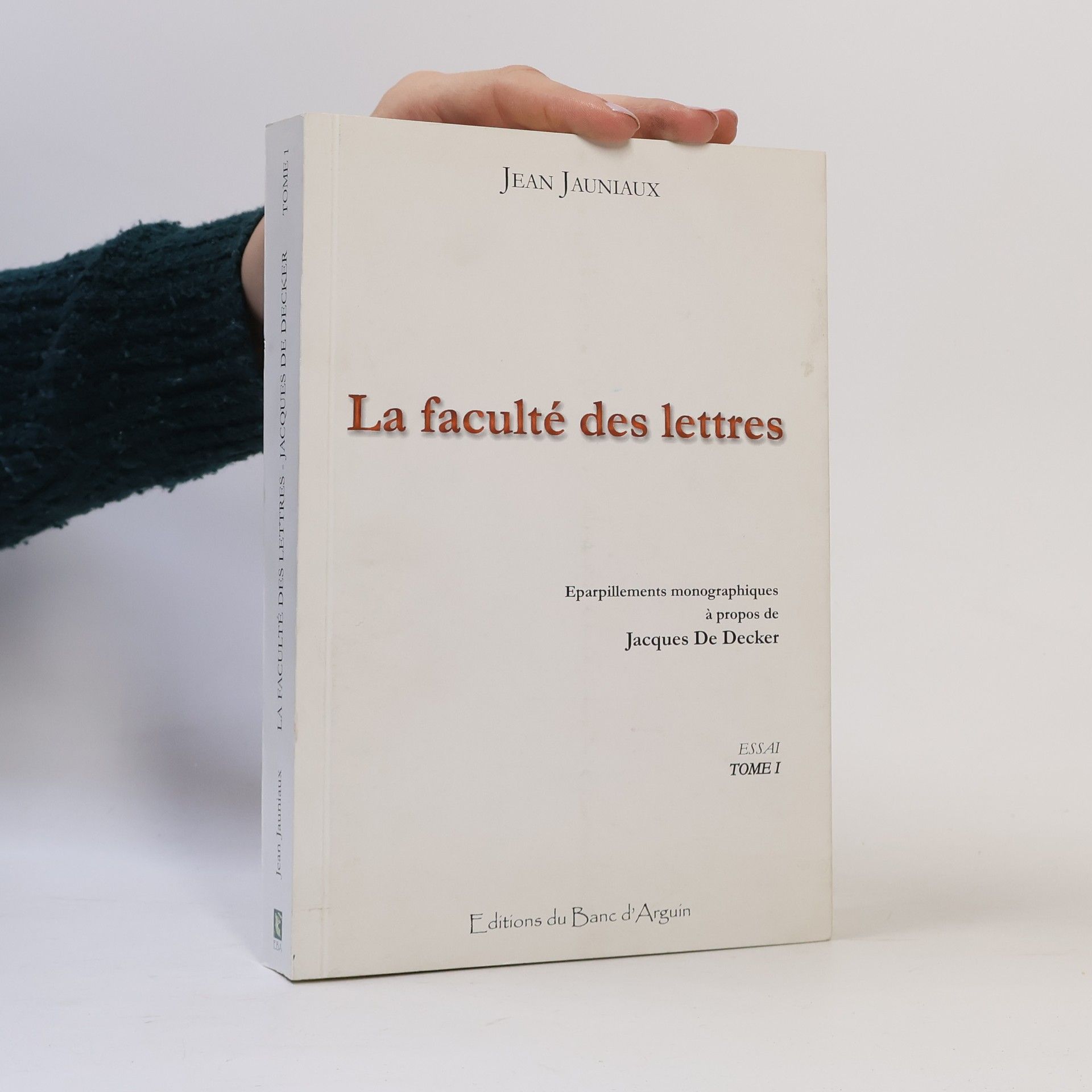 Jean Jauniaux La faculté des lettres