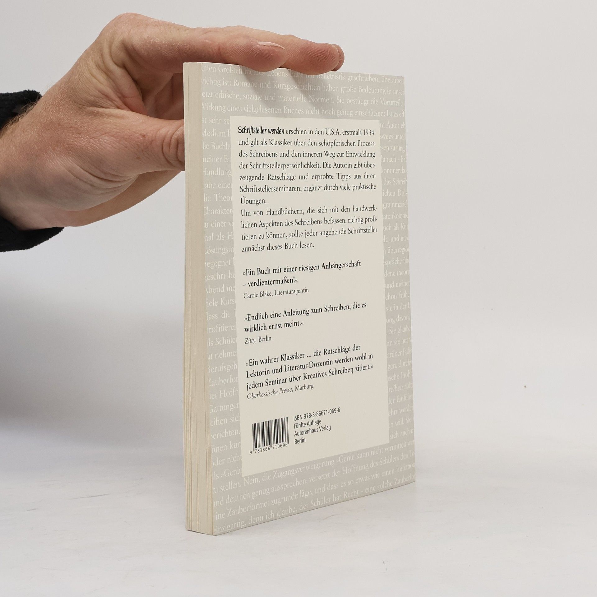 Dorothea Brande Schriftsteller werden