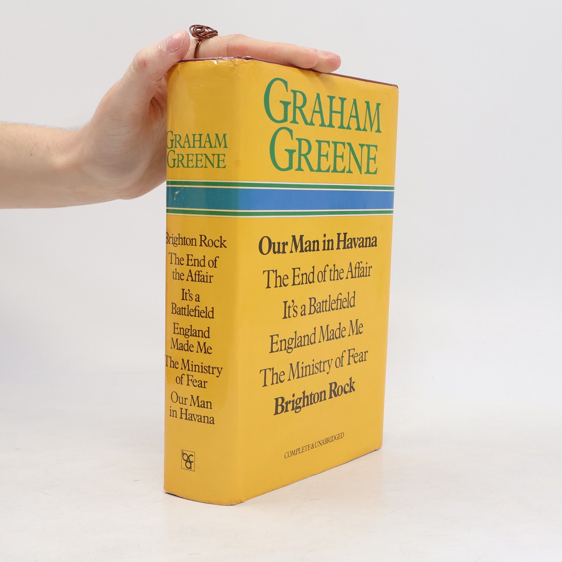 Graham Greene Our Man in Havana. The End of the Affair, It's a Battlefield, England Made Me, The Ministry of Fear, Brighton Rock