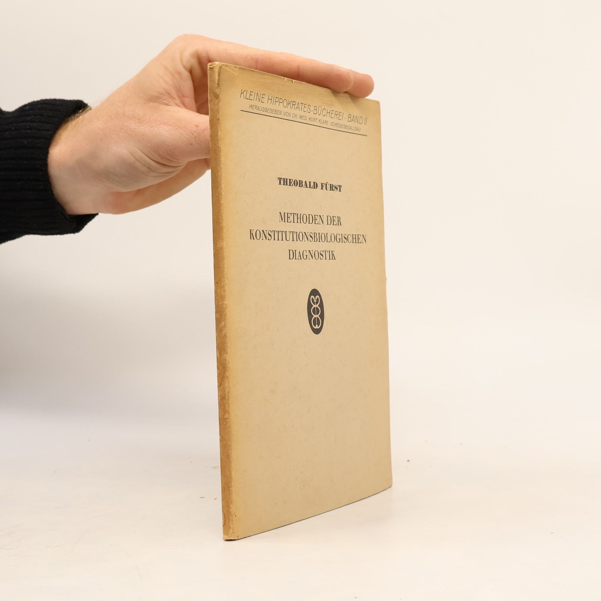 Theobald Fürst Methoden der konstitutionsbiologischen diagnostik