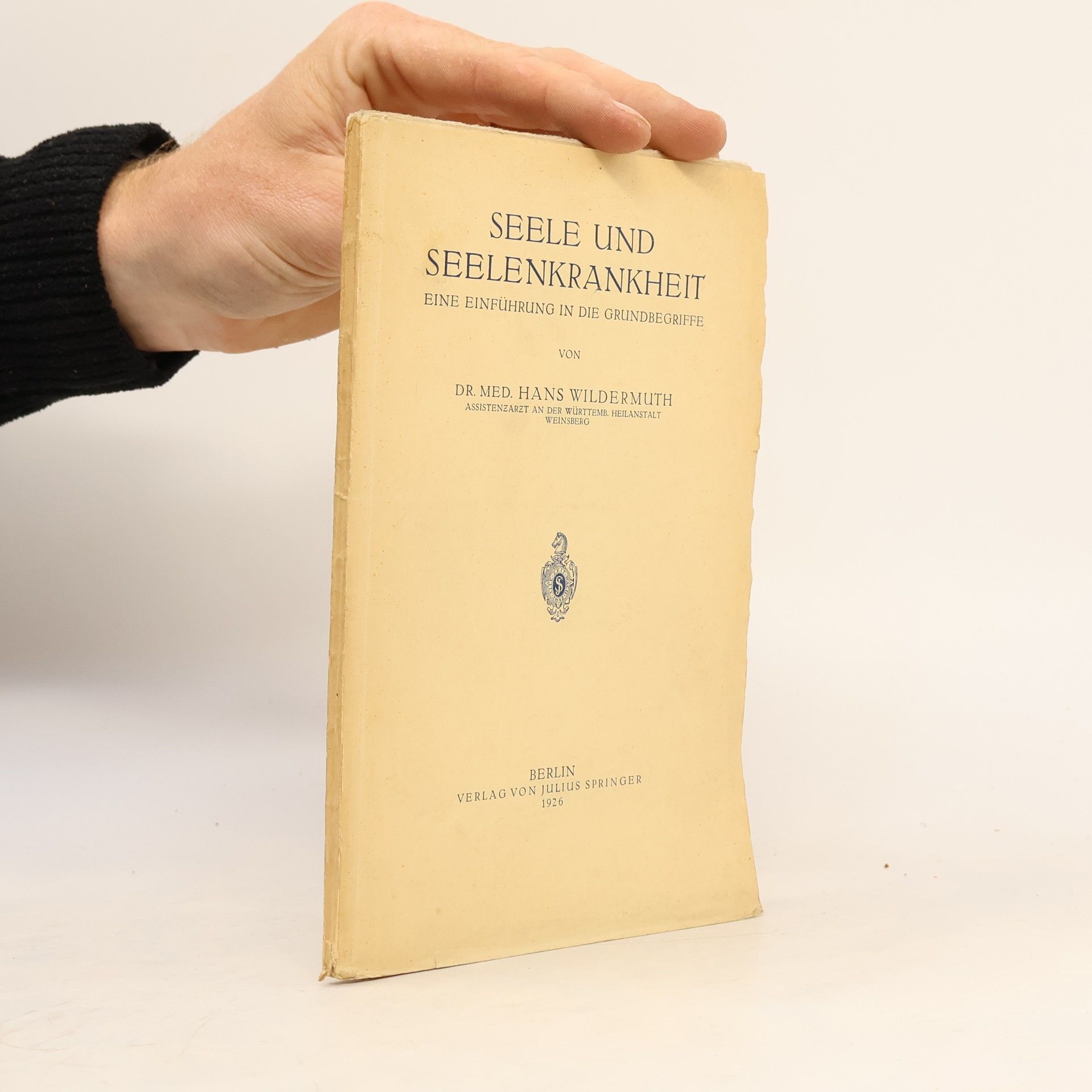 Hansruedi Wildermuth Seele und Seelenkrankheit