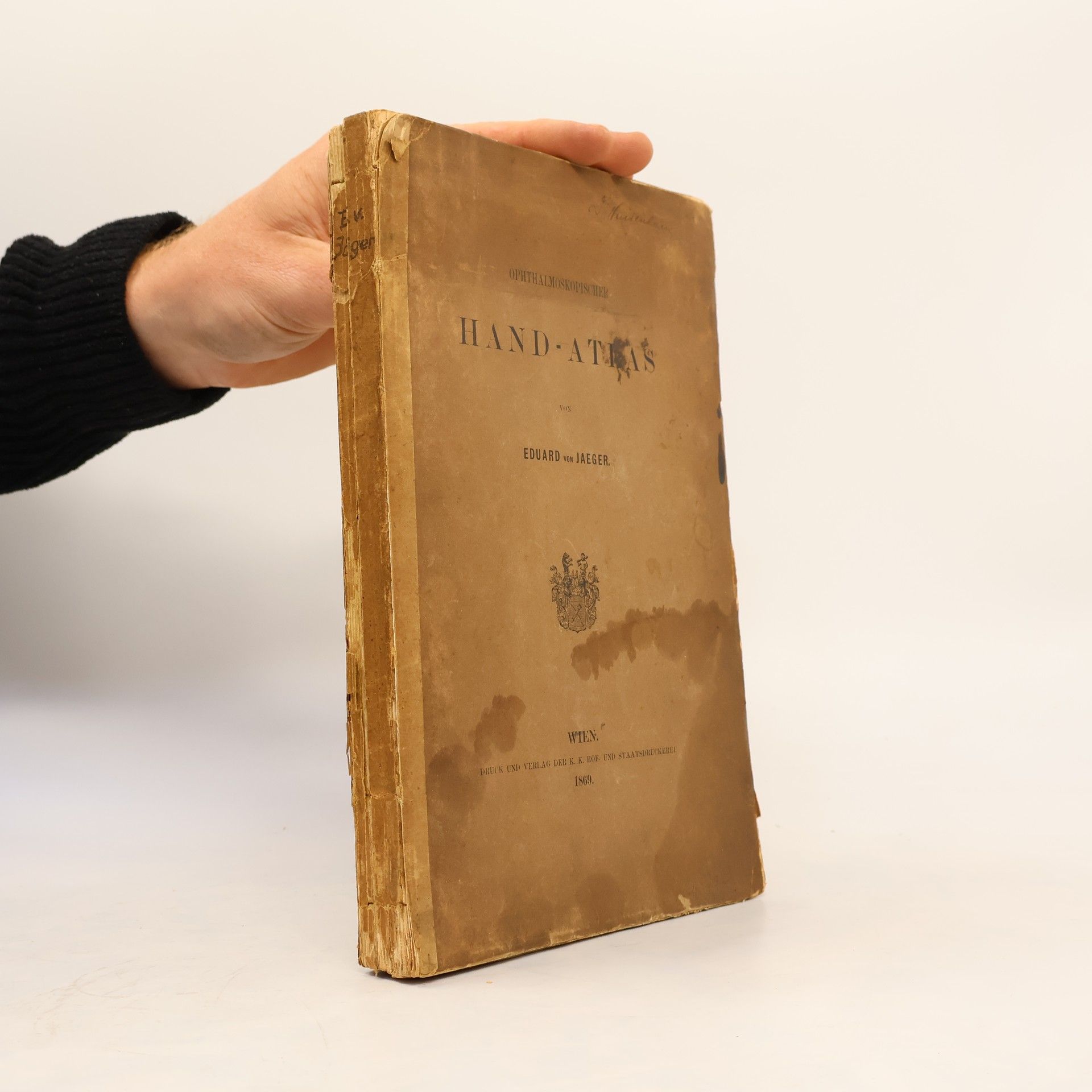 Eduard Jaeger Rit Ophthalmoskopischer Hand-Atlas
