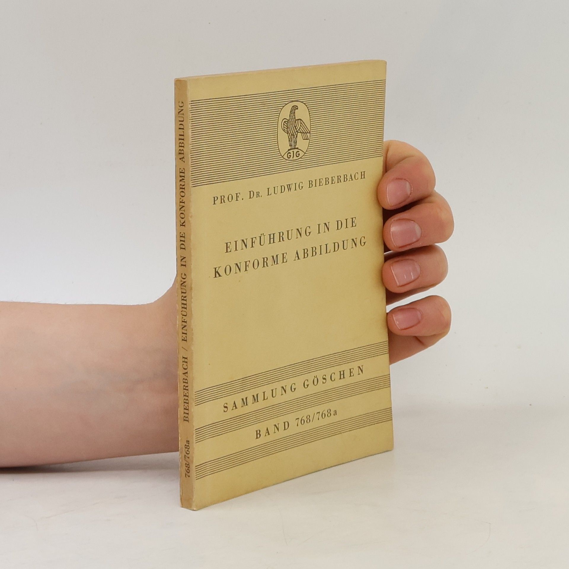 Ludwig Bieberbach Einführung in die konforme Abbildung