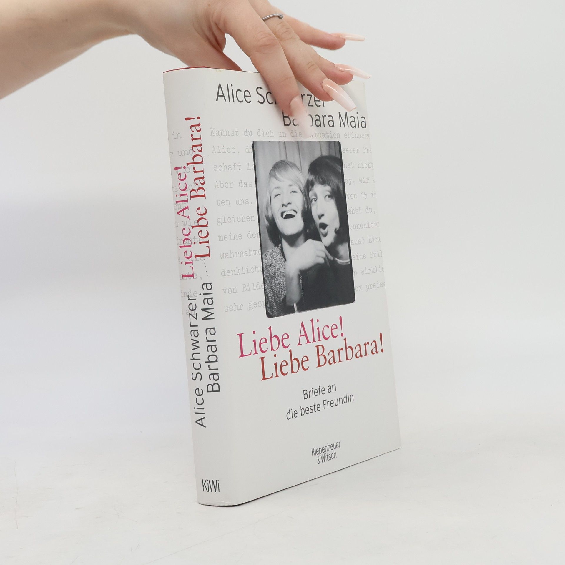 Alice Schwarzer Liebe Alice! Liebe Barbara!