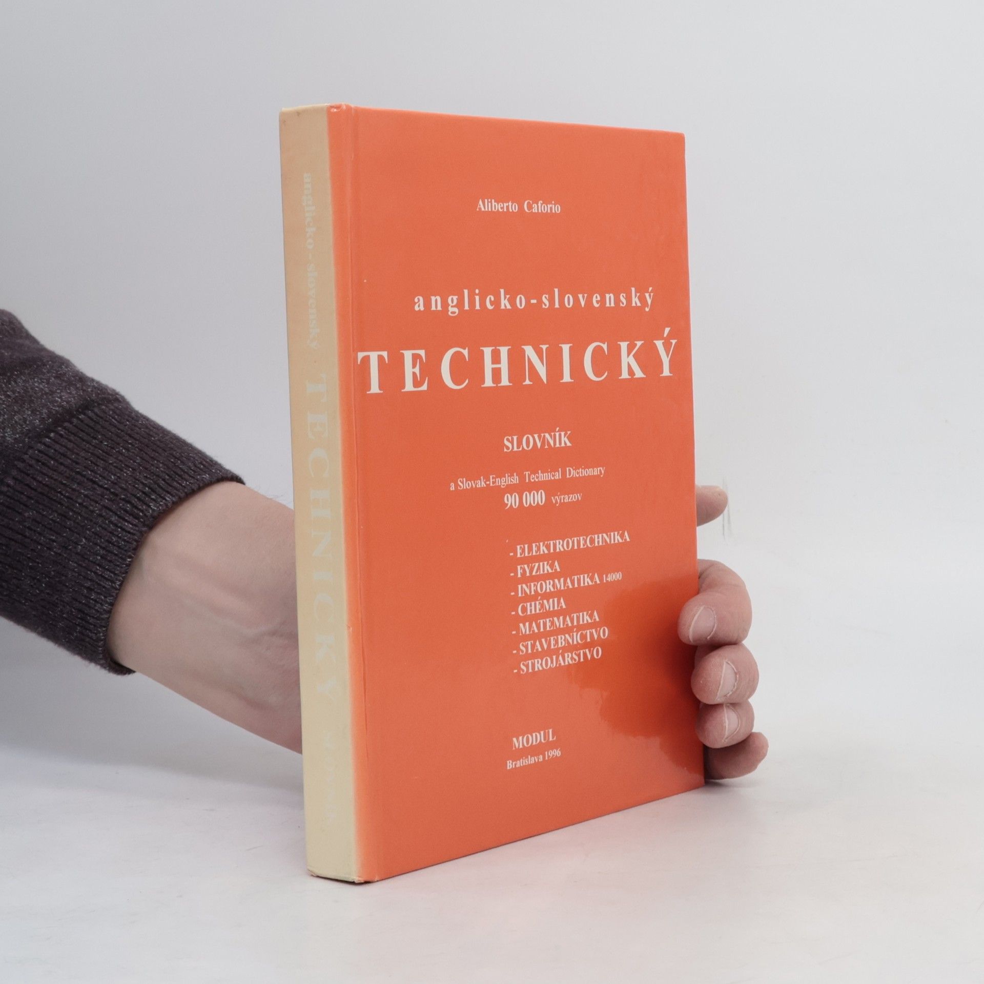 Aliberto Caforio Anglicko-slovenský technický slovník