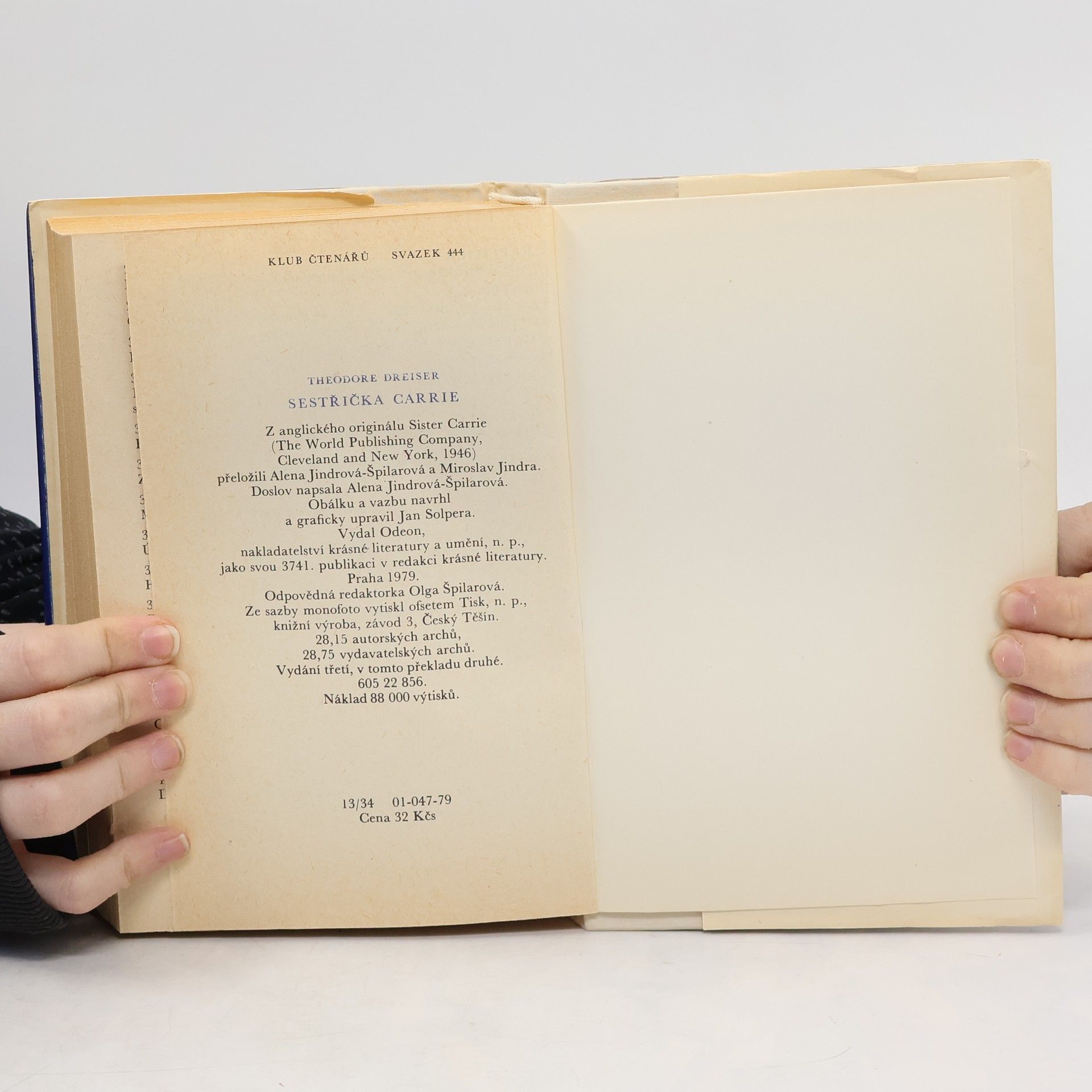 Theodore Dreiser Sestřička Carrie