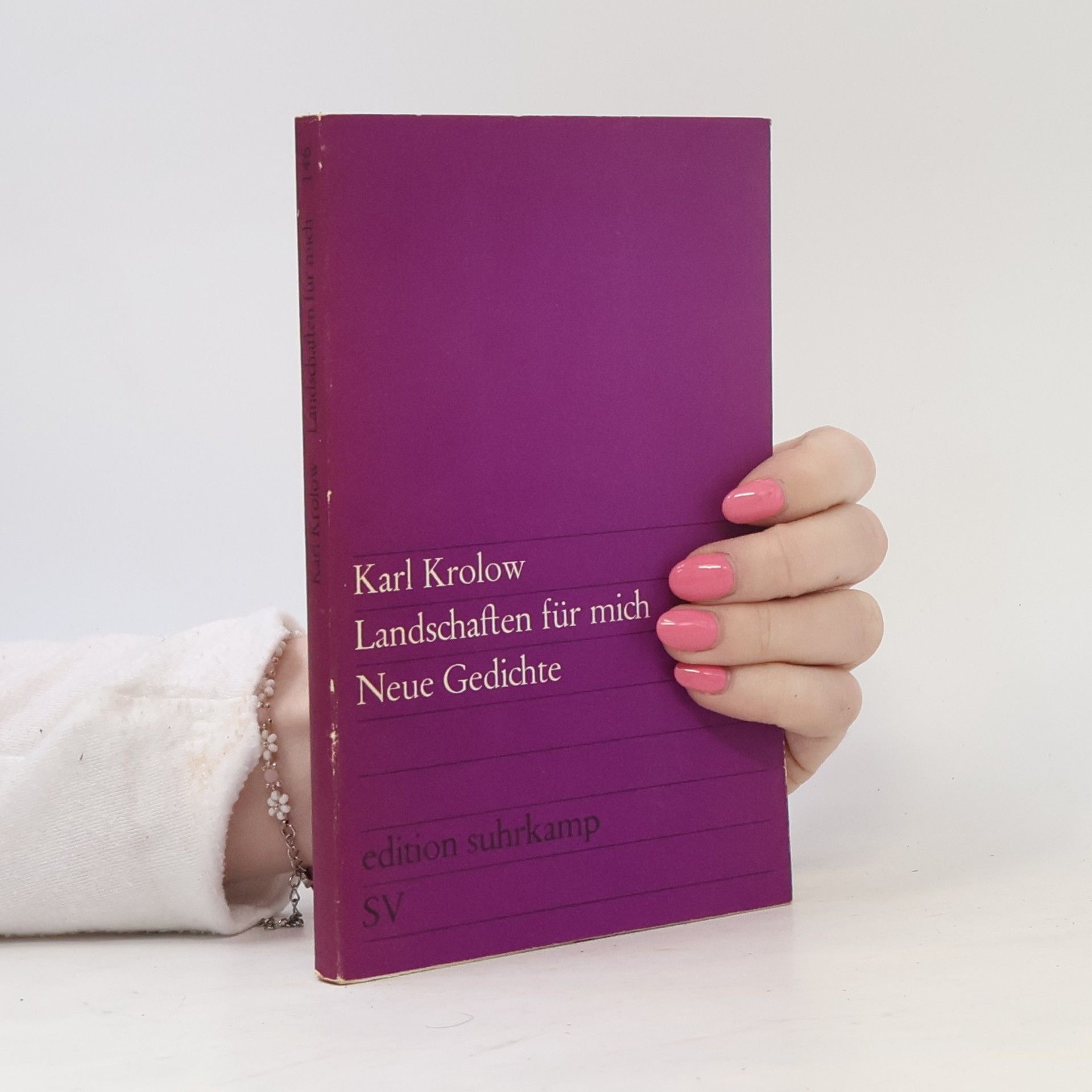 Karl Krolow Landschaften für mich. neue Gedichte