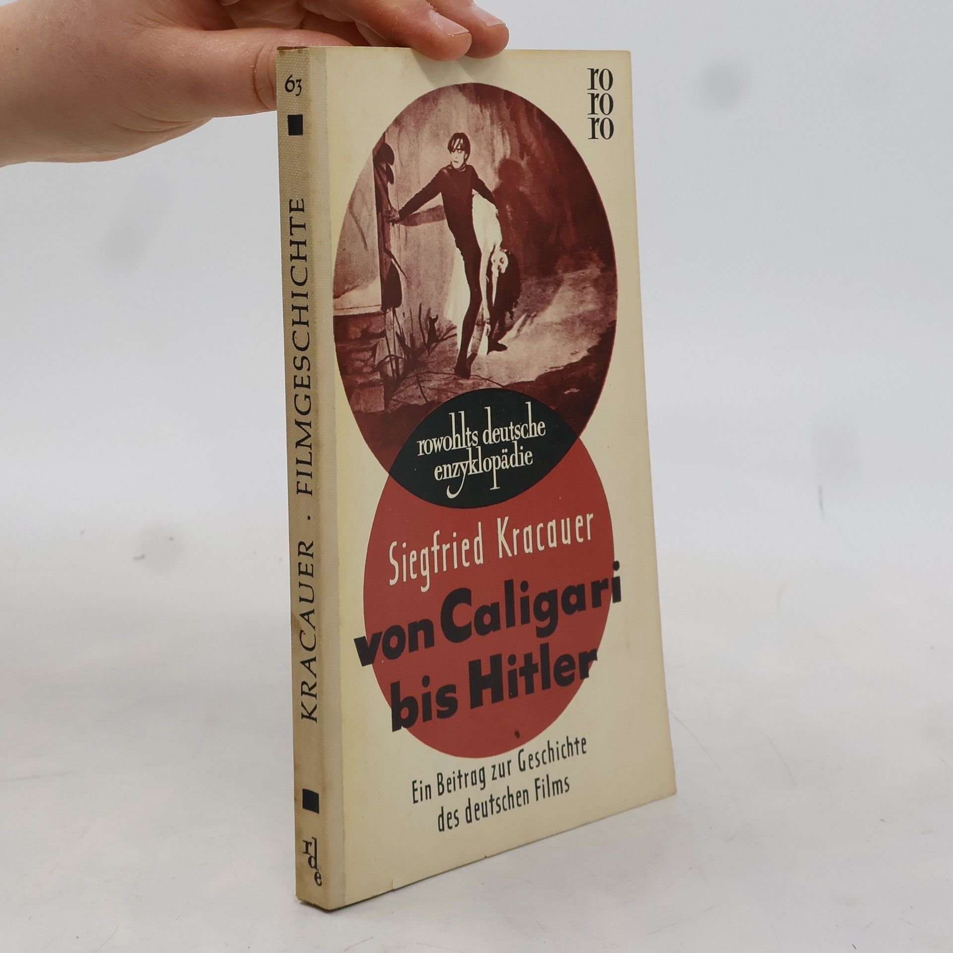 Siegfried Kracauer Von Caligari bis Hitler