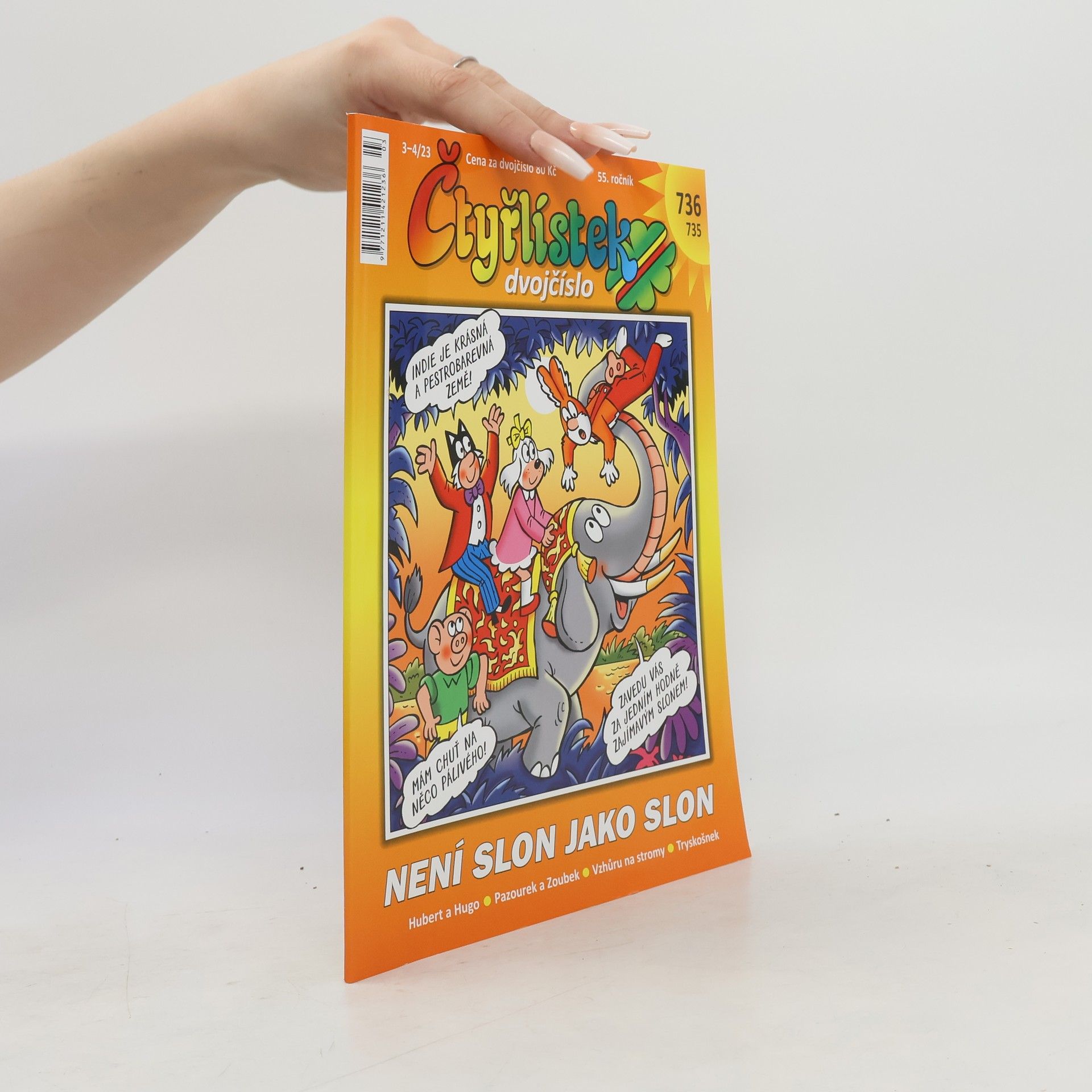 Kolektív autorov Čtyřlístek 736,735. 3-4/2023