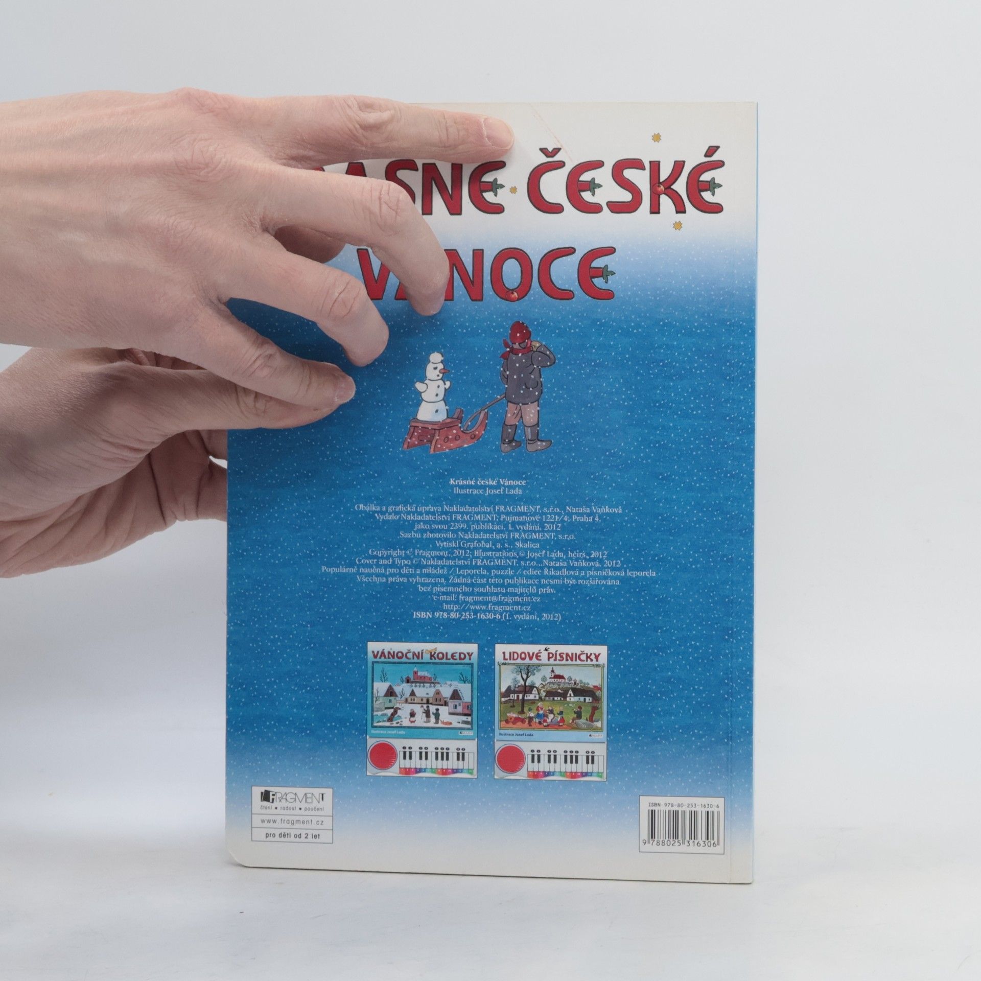 Josef Lada Krásné české Vánoce. Nejznámější koledy