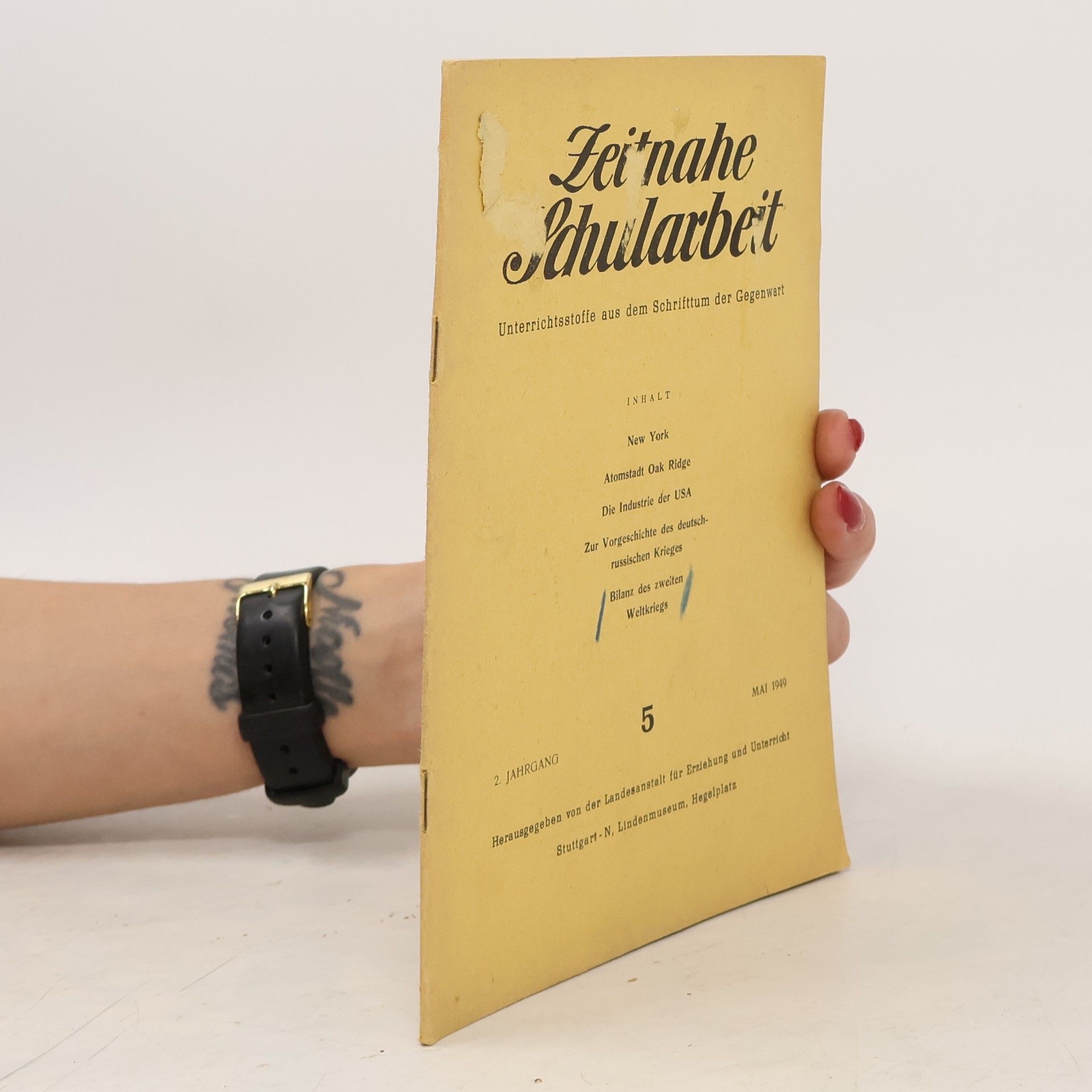 Collectif d'auteurs Zeitnahe Schularbeit 5