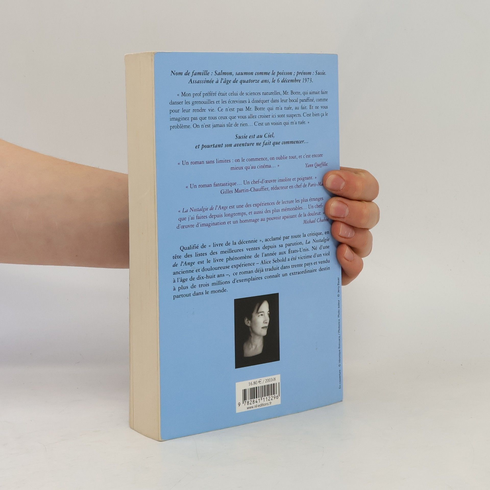 Alice Sebold La nostalgie de l'ange