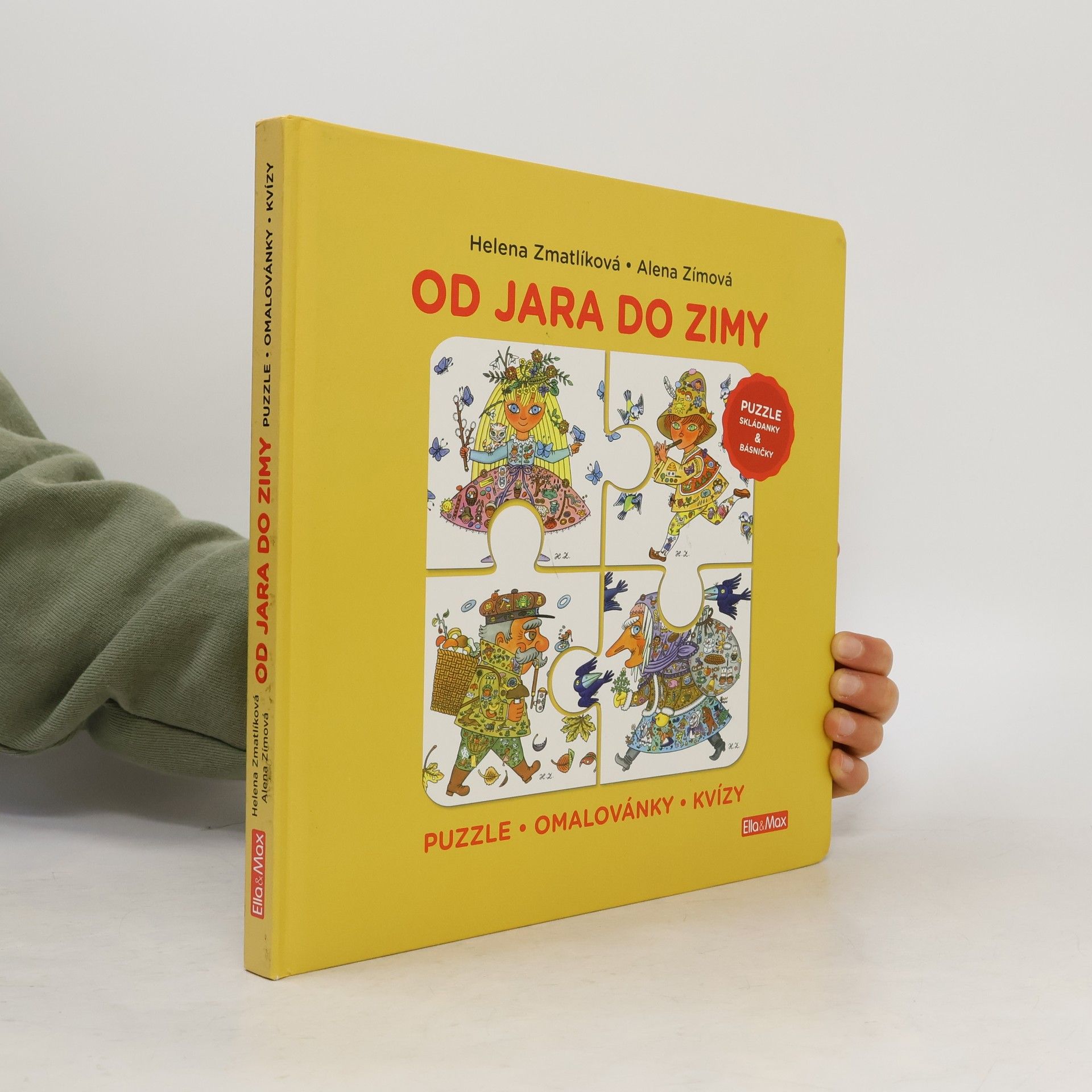 Alena Zímová Od jara do zimy: puzzle, omalovánky, kvízy