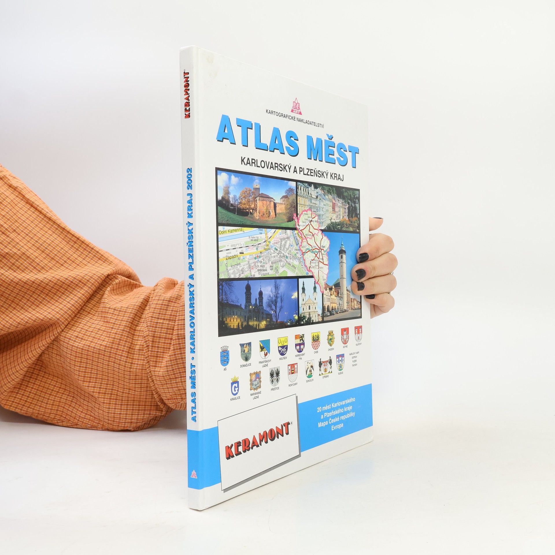 AA.VV. Atlas měst Karlovarský a Plzeňský kraj