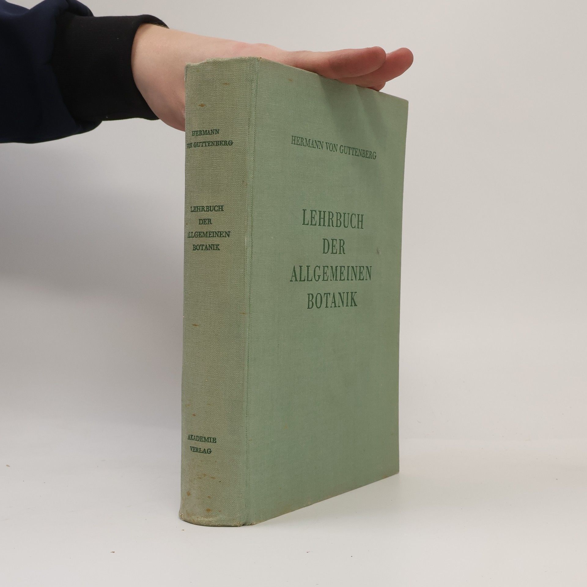 Hermann von Guttenberg Lehrbuch der allgemeinen Botanik