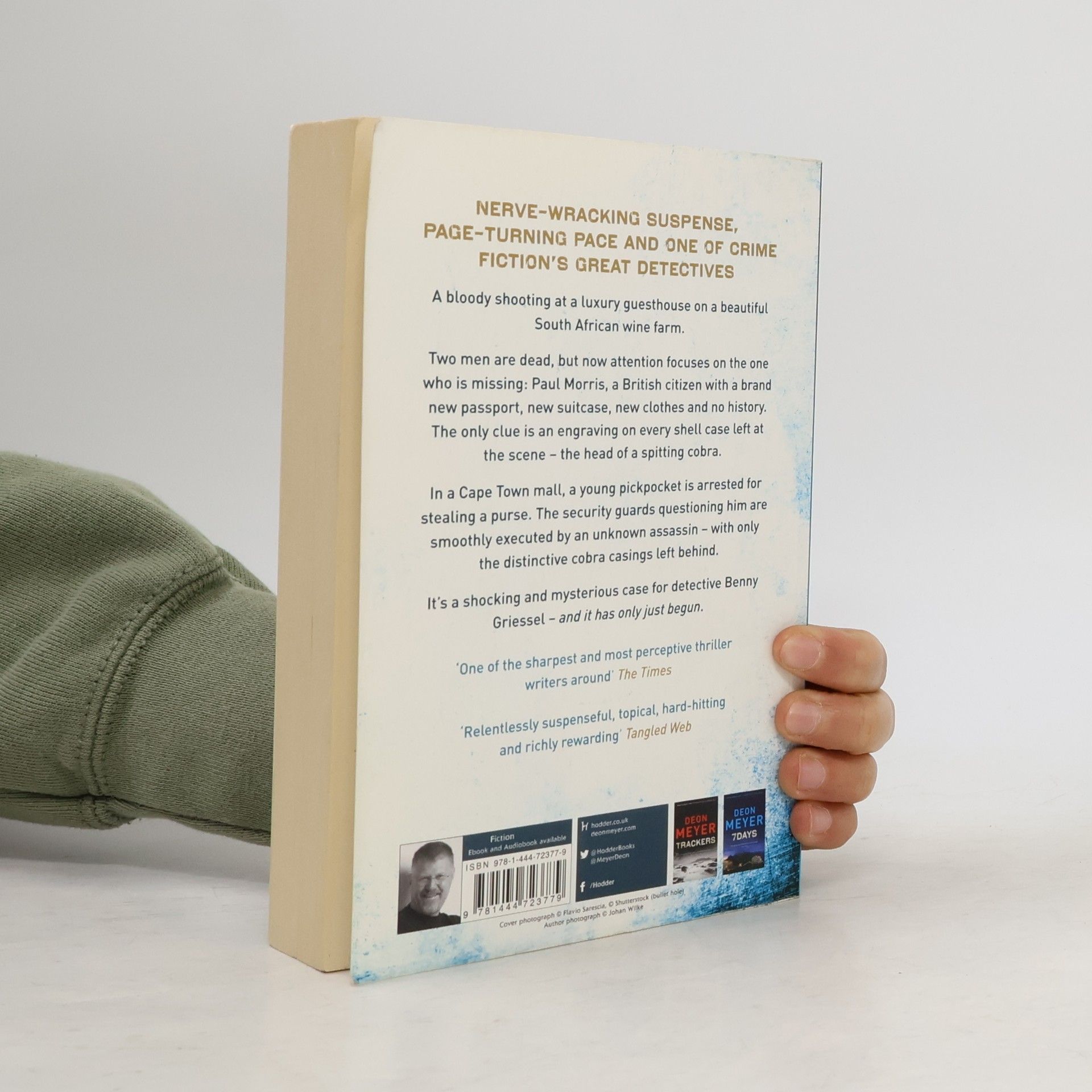 Deon Meyer Cobra, English edition