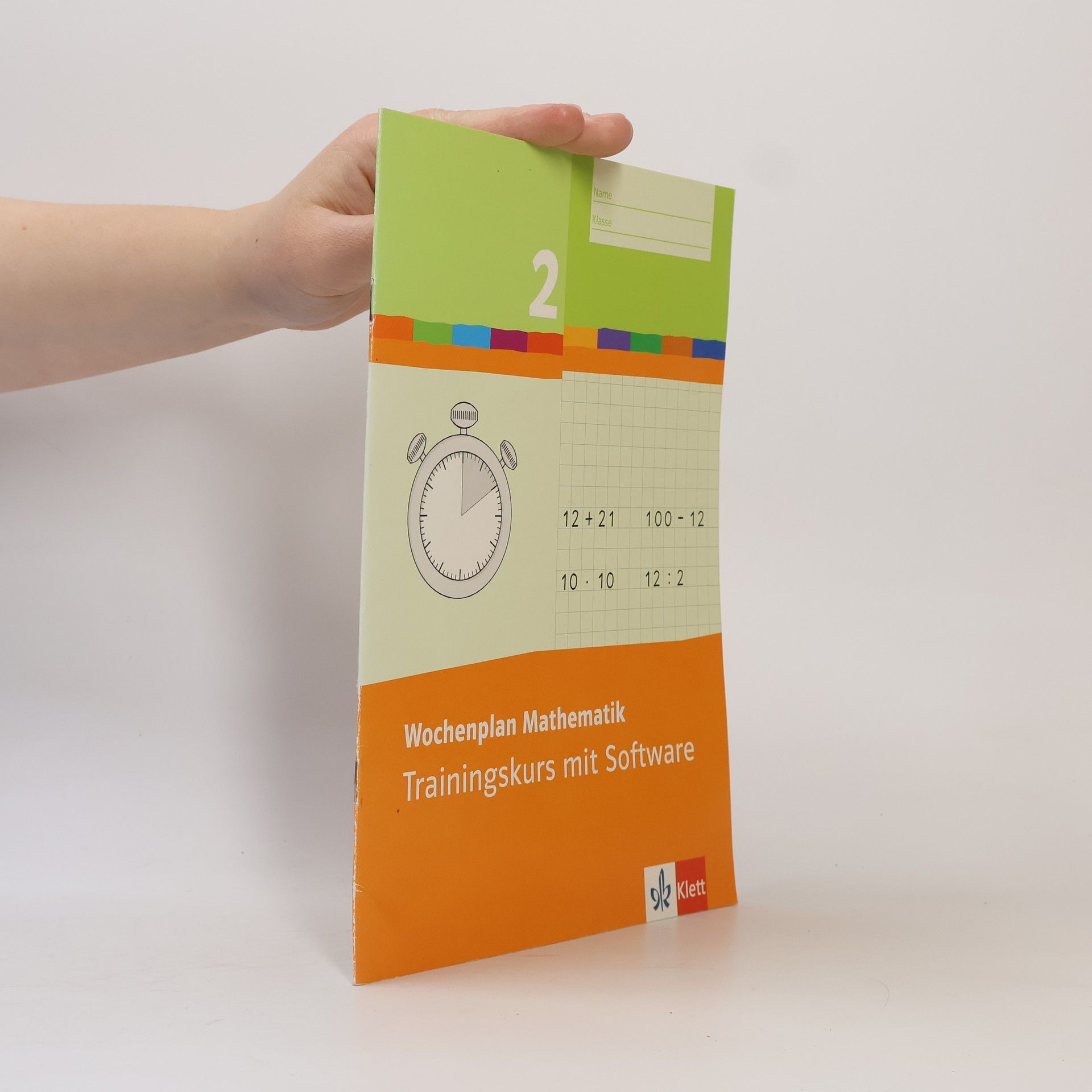 Autorenkollektiv Wochenplan Mathematik 2. Trainingskurs mit Software