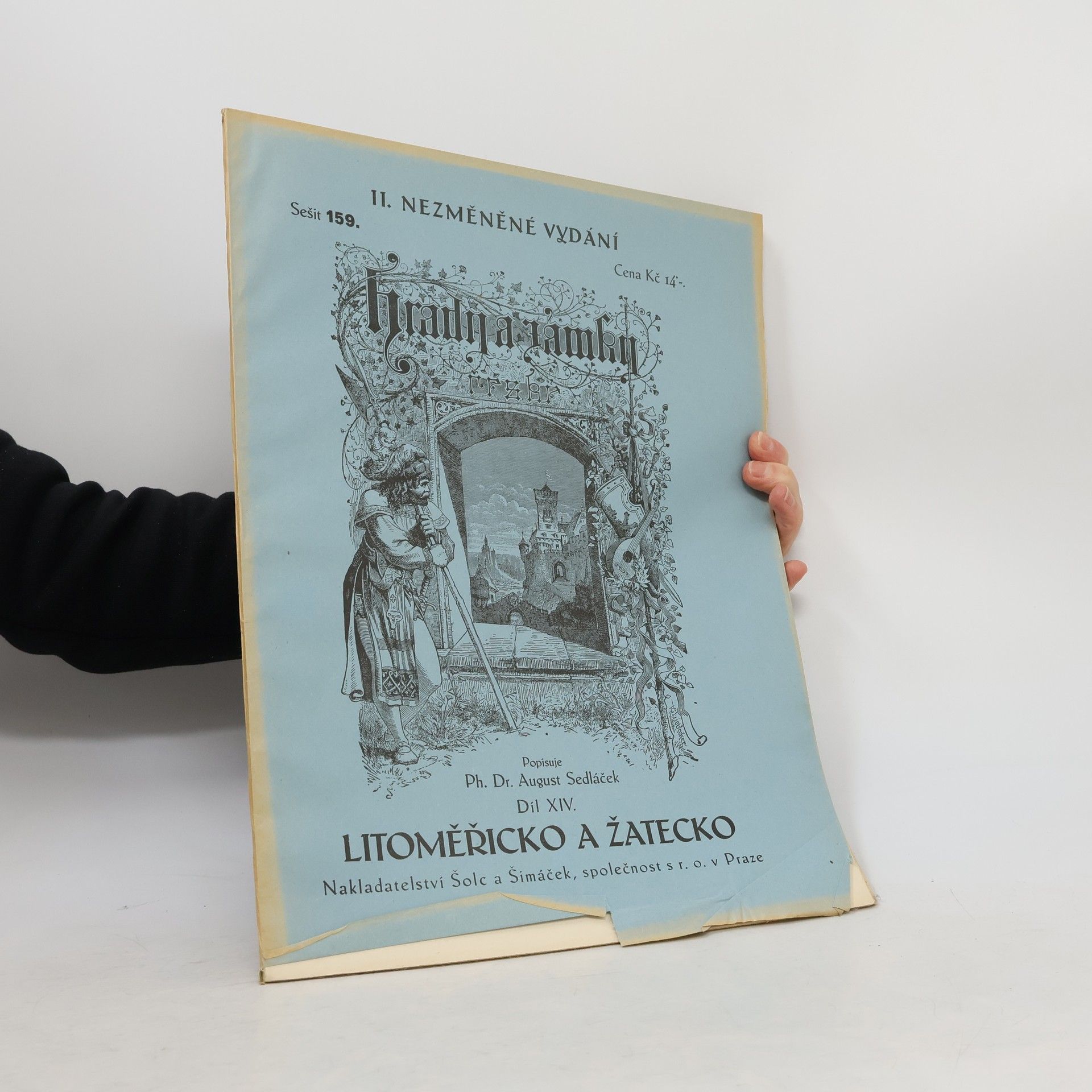 August Sedláček Hrady a zámky 14. Litoměřicko a Žatecko