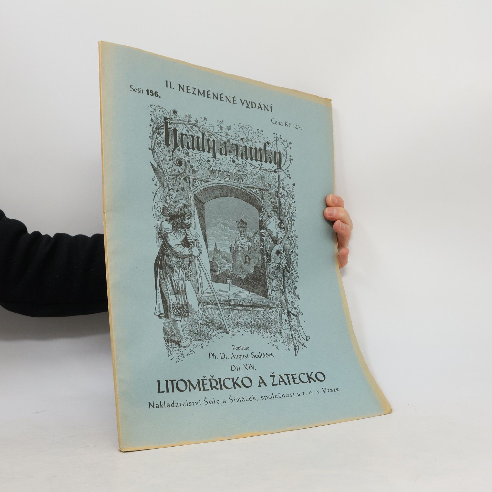 August Sedláček Hrady a zámky 14. Litoměřicko a Žatecko