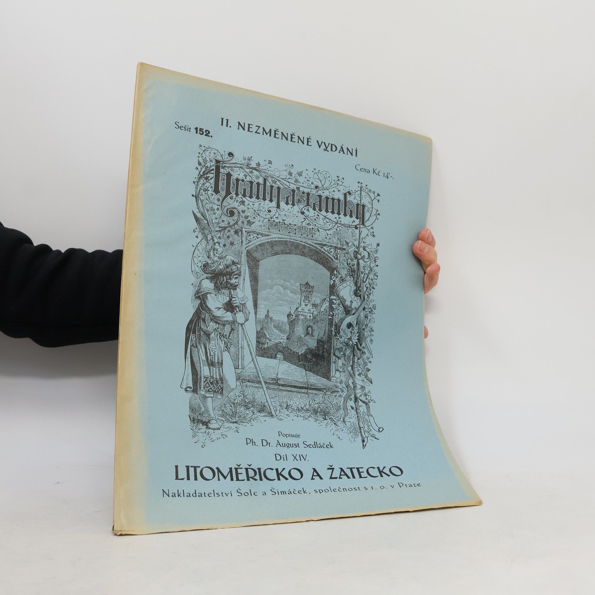 August Sedláček Hrady a zámky 14. Litoměřicko a Žatecko