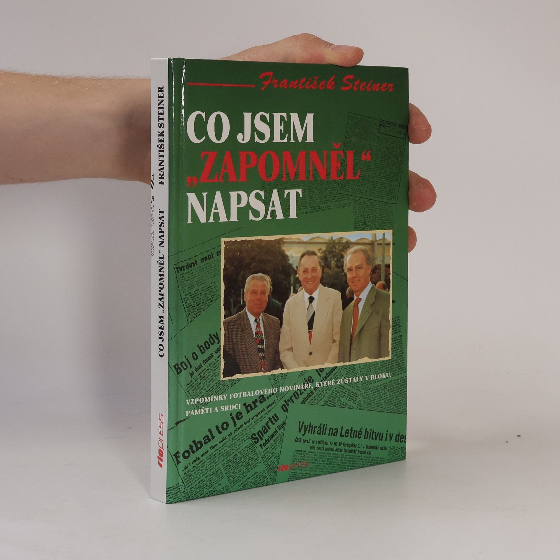 František Steiner Co jsem "zapomněl" napsat