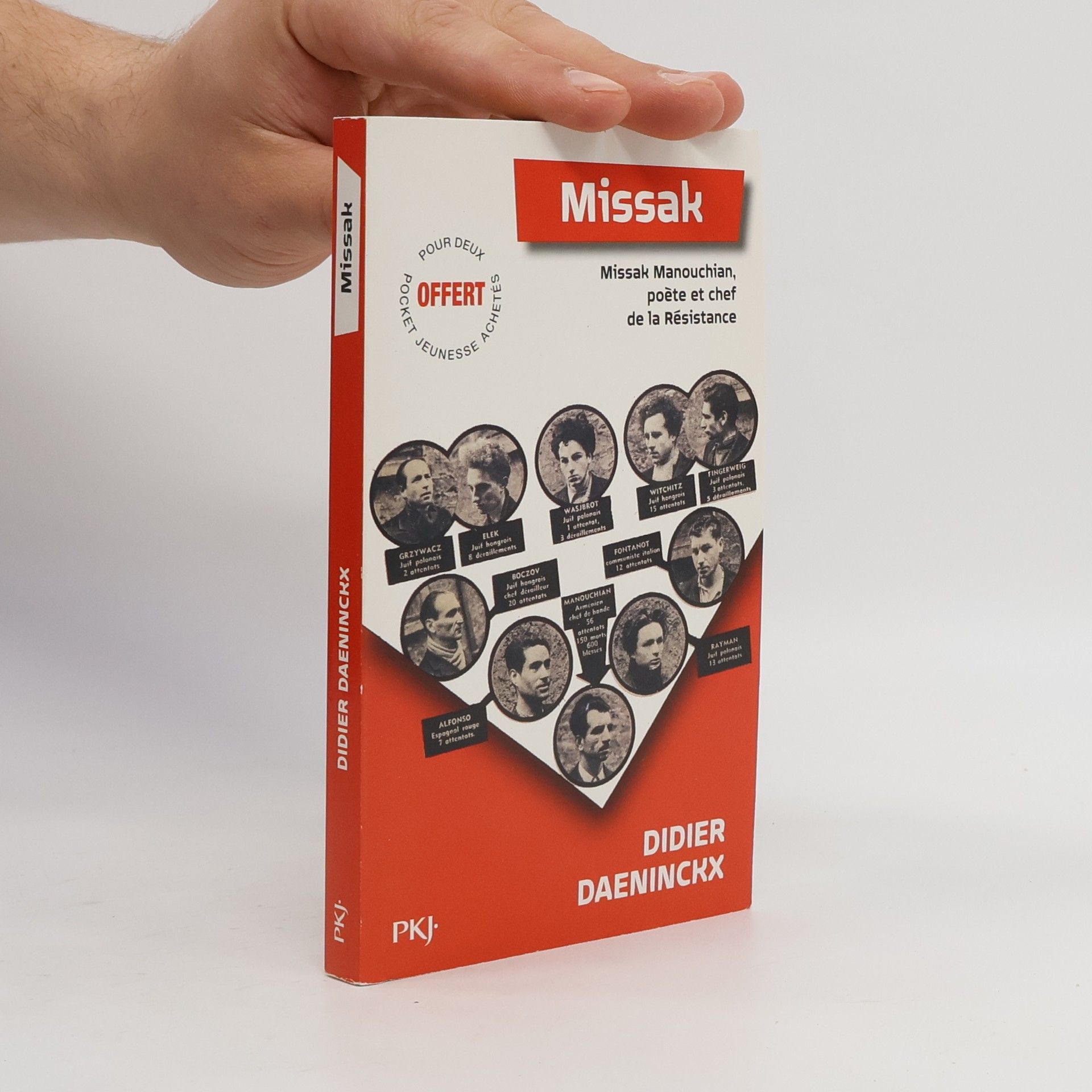 Didier Daeninckx Missak. Missak Manouchian, poète et chef de la Résistance