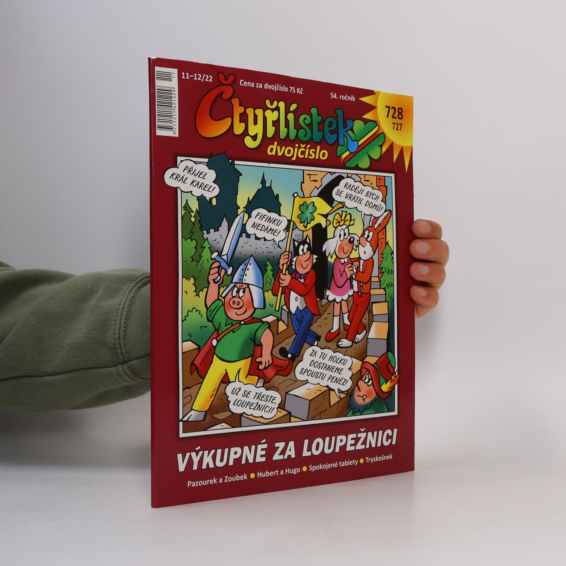 Kolektív autorov Čtyřlístek. 54. ročník, (dvojčíslo) 727-728