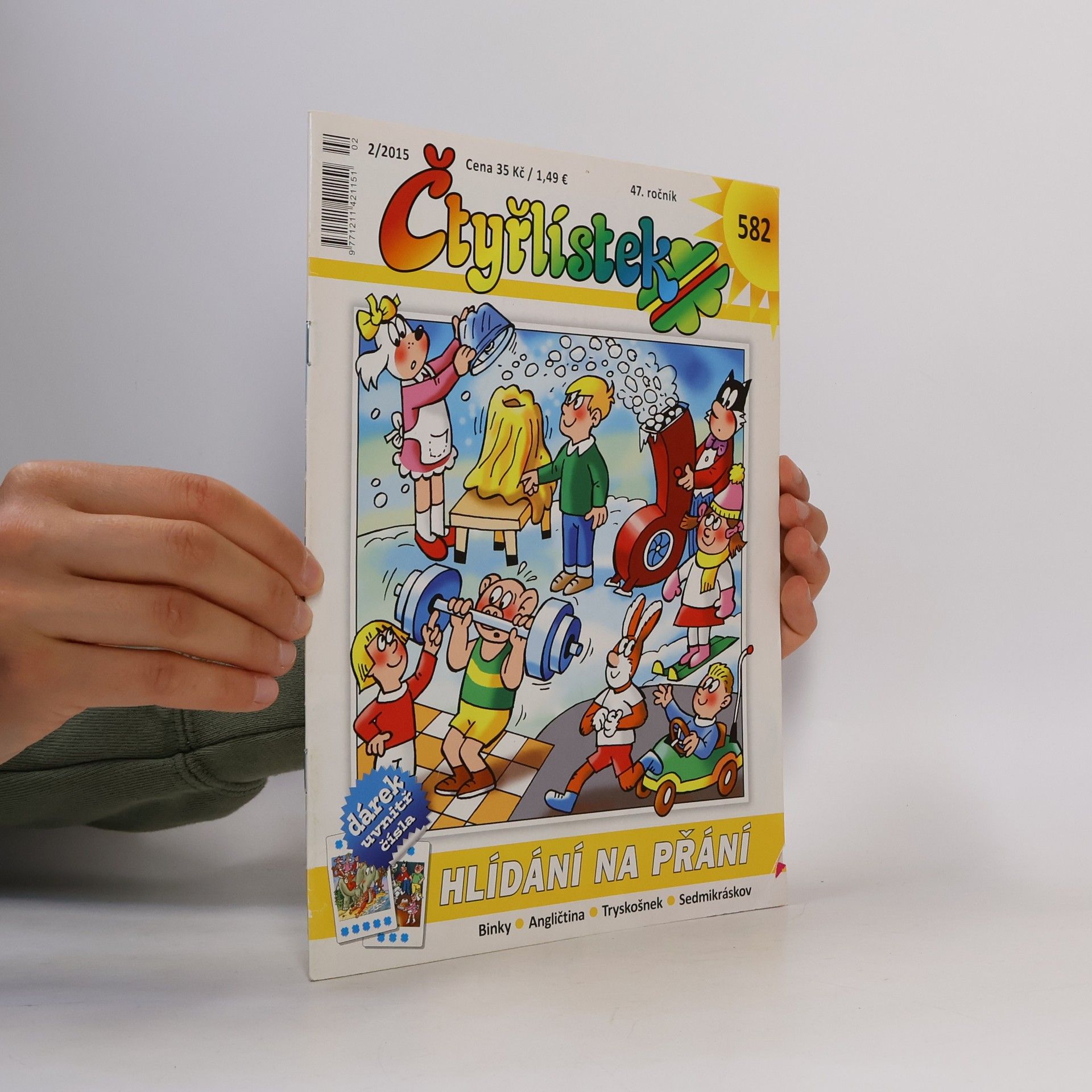 Various authors Čtyřlístek 582, 2/2015. Hlídání na přání