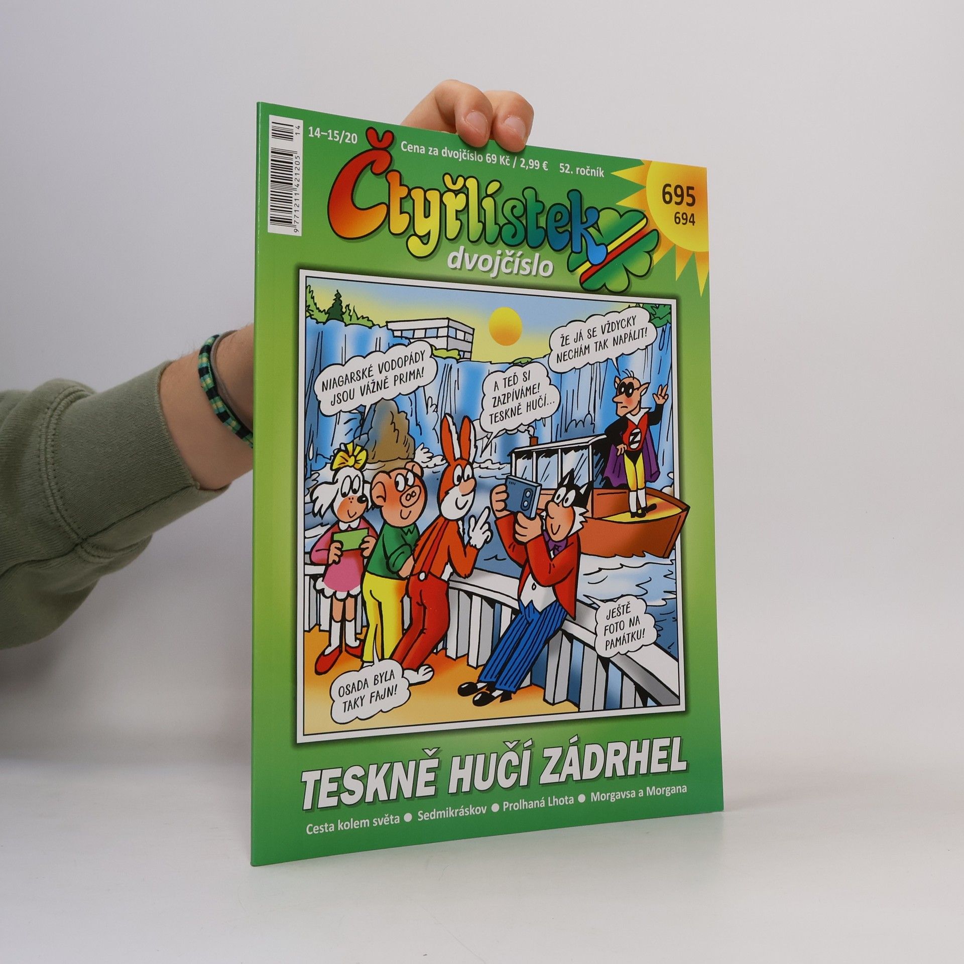 Auteurscollectief Čtyřlístek dvojčíslo. Teskně hučí zádrhel